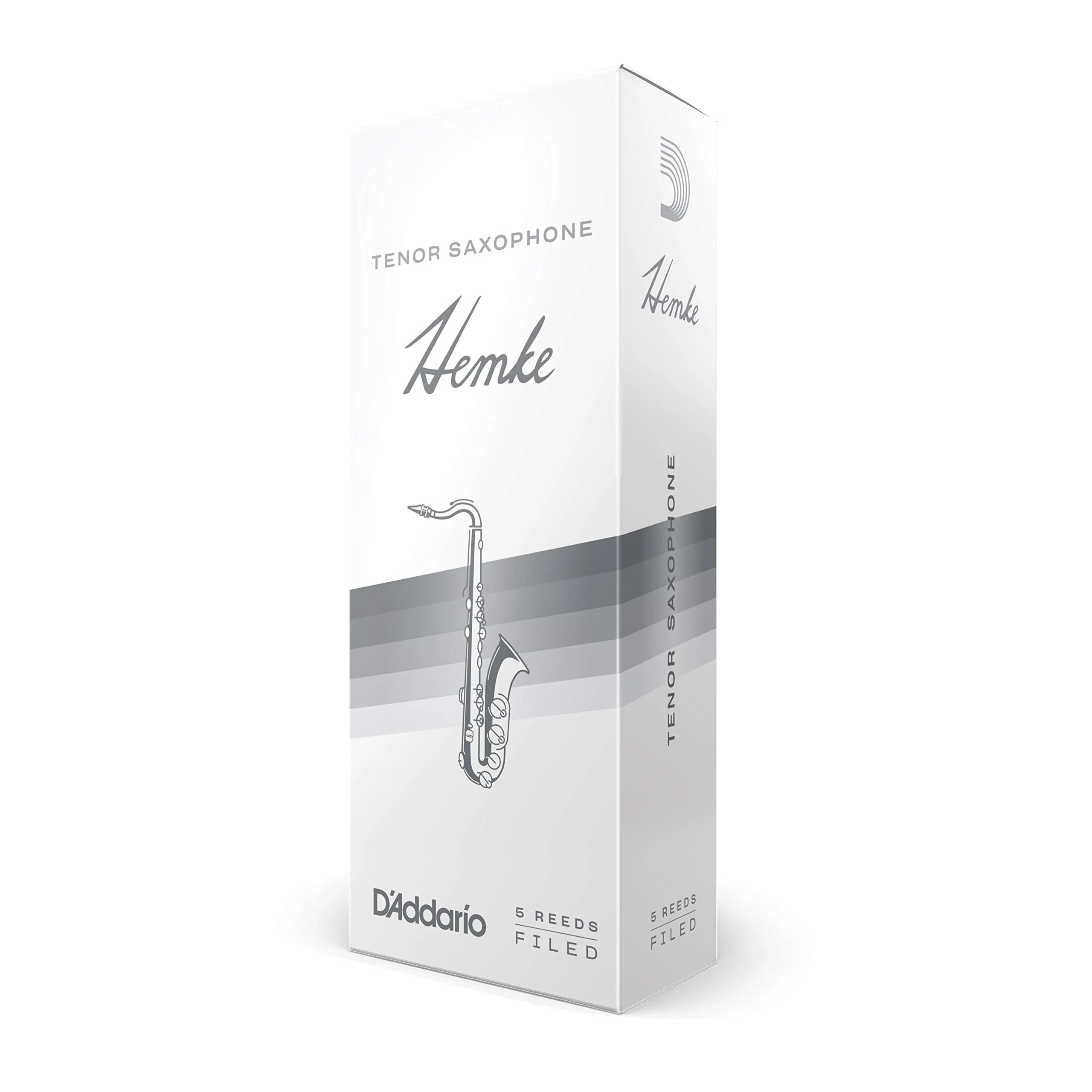 D'Addario Hemke Tenor Sax Reeds, Strength 3.5, 5-pack