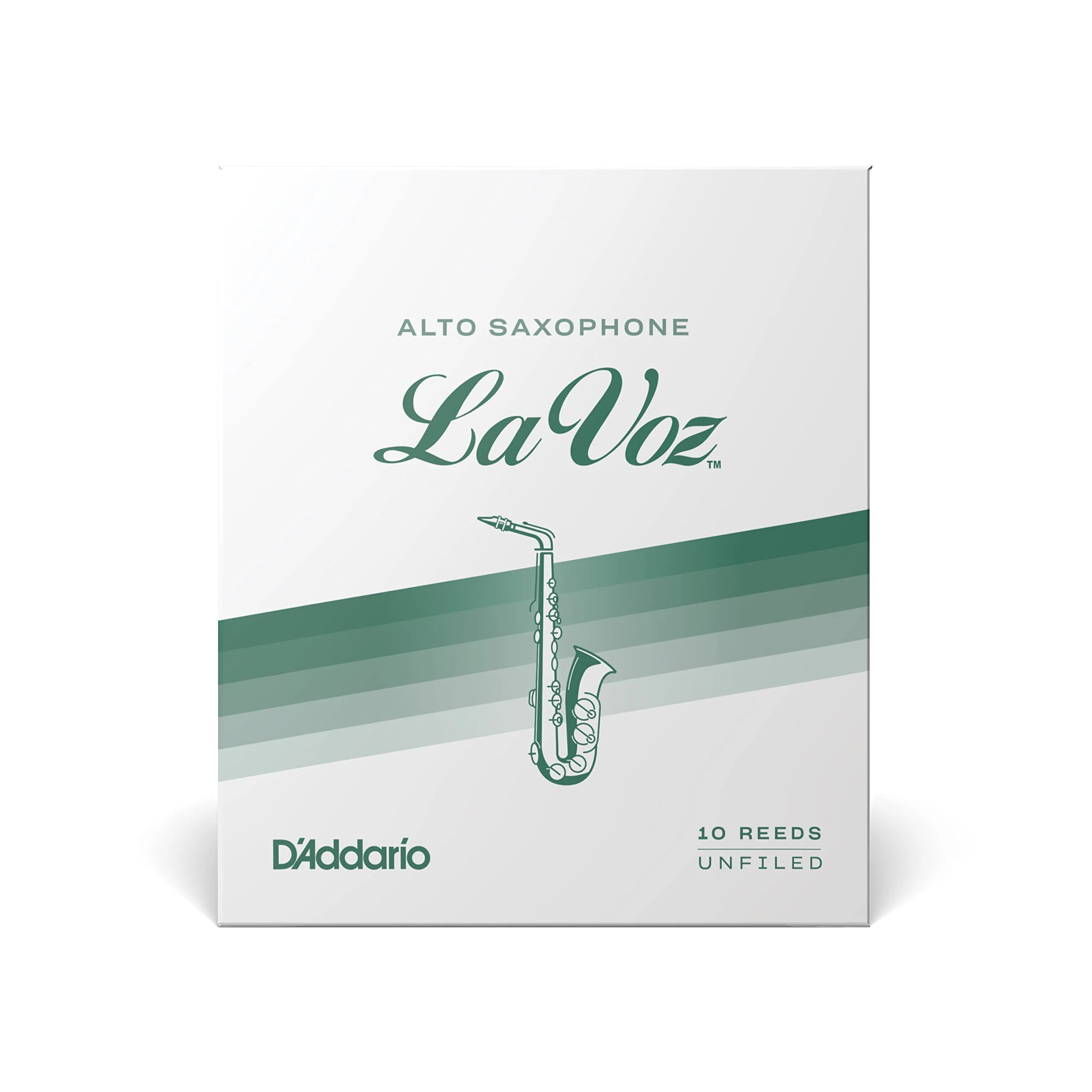 D'Addario La Voz Alto Sax Reeds - Alto Saxophone Reeds - RJC10MD - Unfiled Cut - Medium - 10-Pack - Image 2