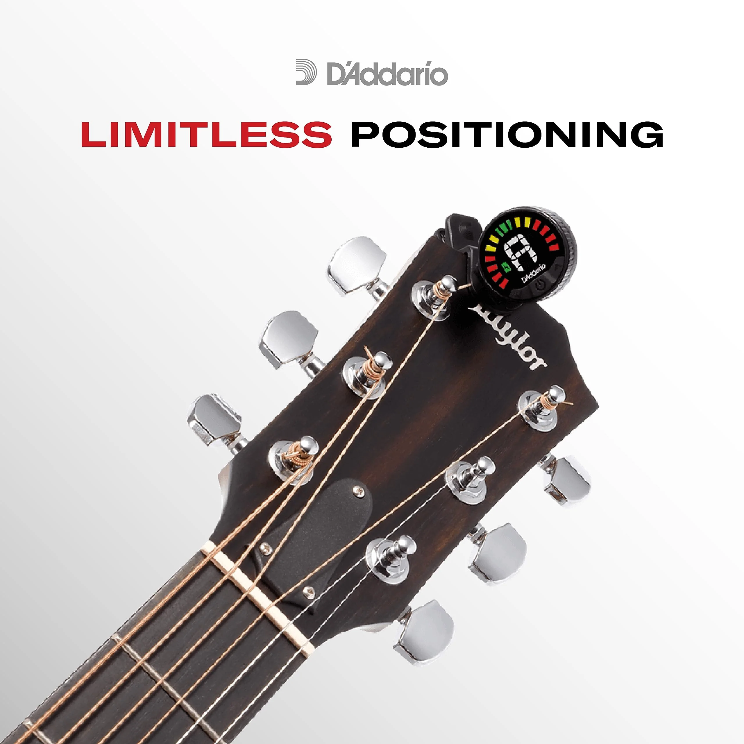 D'Addario Nexxus 360 Rechargeable Cello & Bass Tuner - Clip On Tuner for Cello & Bass - Auto Powers Off - Adjustable Full Color LED Screen Cello/Bass - Image 4
