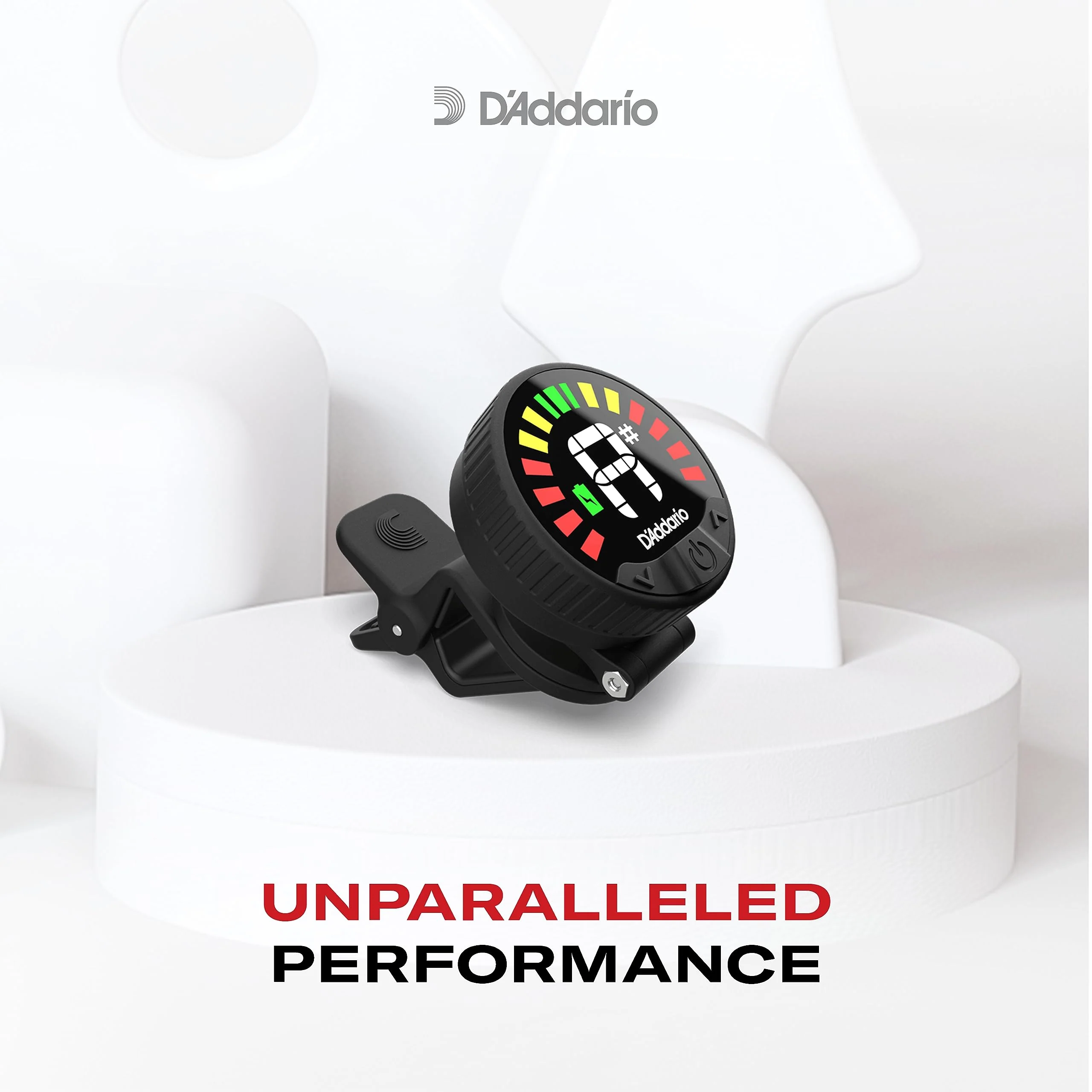 D'Addario Nexxus 360 Rechargeable Cello & Bass Tuner - Clip On Tuner for Cello & Bass - Auto Powers Off - Adjustable Full Color LED Screen Cello/Bass - Image 5
