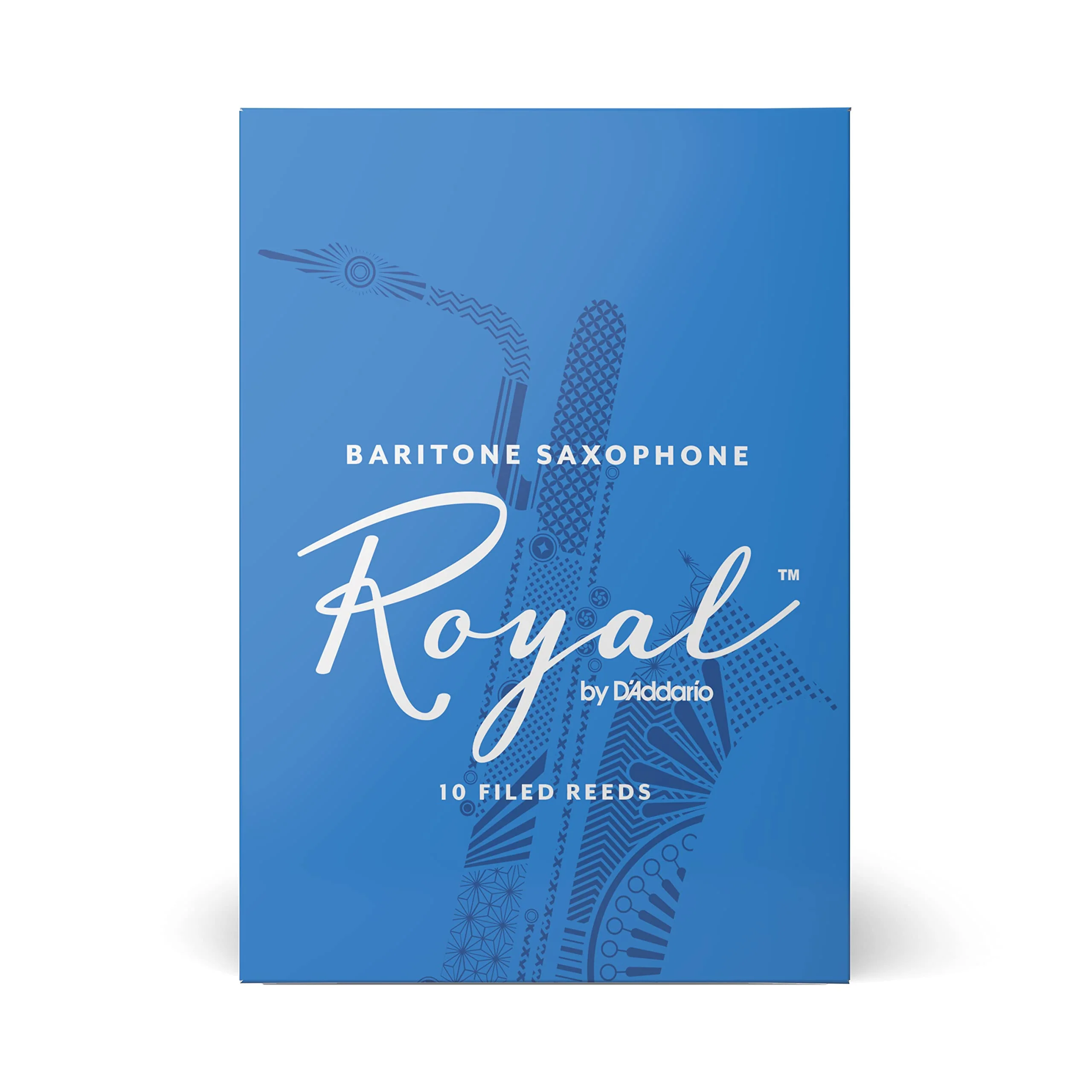 D'Addario Woodwinds - Royal Baritone Saxophone Reeds - Baritone Sax Reeds with Strong Spine - Great for Classical or Jazz - Strength 3.5 - Image 2