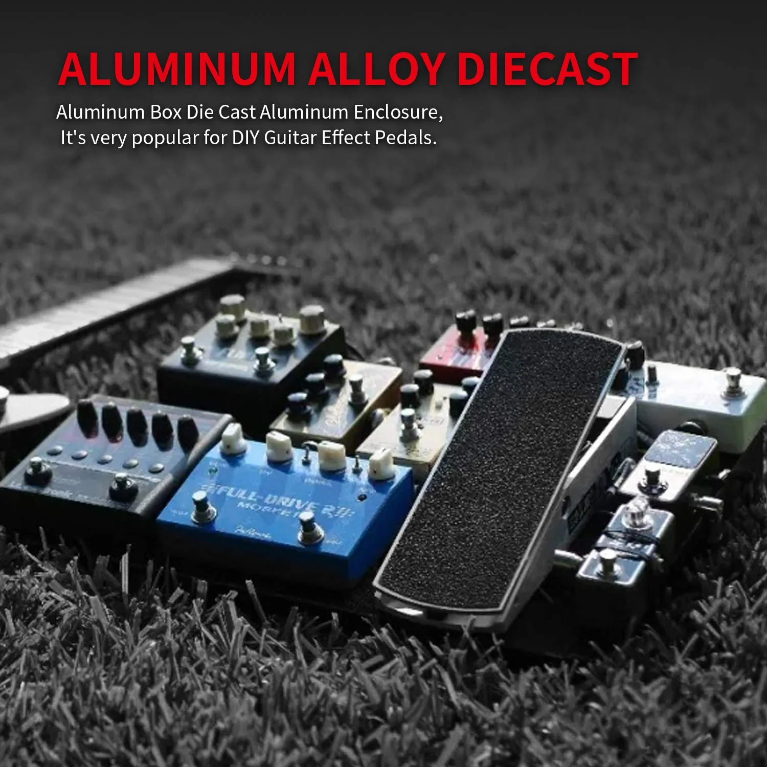 DaierTek 1032L Looper Guitar Pedal Enclosure Die-Cast Aluminum Effects Stomp Box Blank DIY 254x71x52.5mm - Image 7