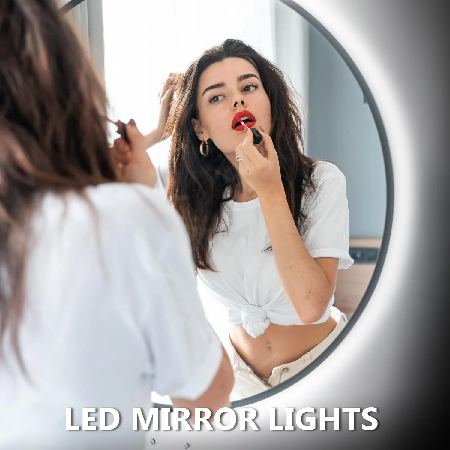 dalattin White LED Strip Lights, 20ft Dimmable Super Bright 24V Led Tape Light 6500K 360 LEDs Lights for Bedrooms, Mirror, Kitchen, Home Decoration Daylight White White 6500K - Image 7