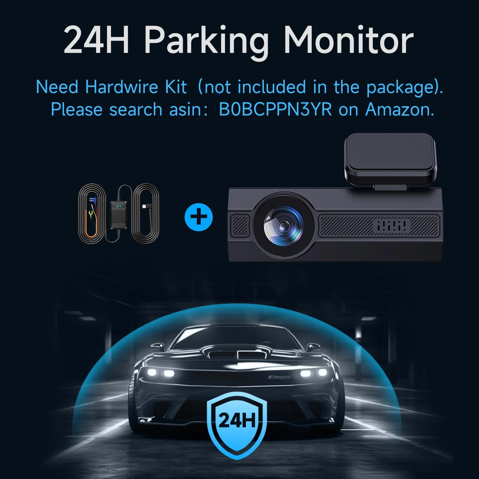 Dash Cam Front 2.5K: Mini Dash Cam for Cars, 1440P Car Camera with APP, WiFi Dash Cam with WDR Night Vision, 24 Hours Parking Monitor Dashcams, 160°Wide, G-Sensor - Image 5