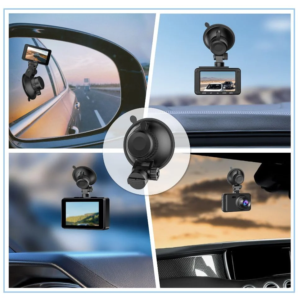 Dash Cam Mount, Suction Cup Mount, Windshield Suction Cup Mounting Bracket, Suitable for R2-4K and R2-4K PRO Dash Cam Models - Image 3
