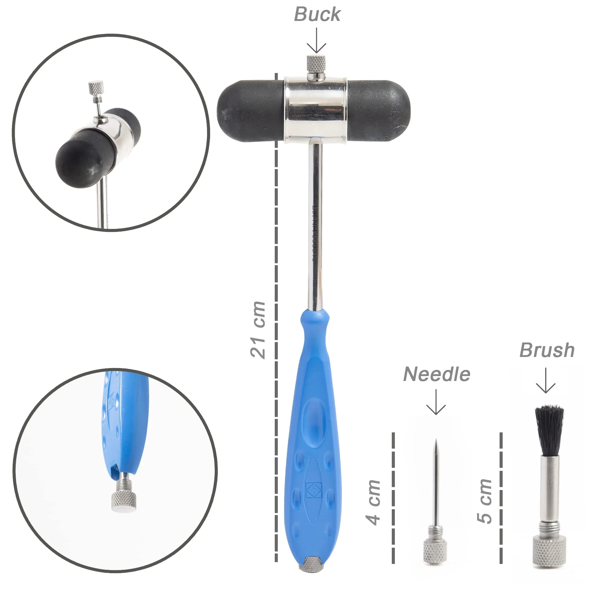 Dejerine Gima 2000 Neurological Hammer, Pack of 1 - Image 4