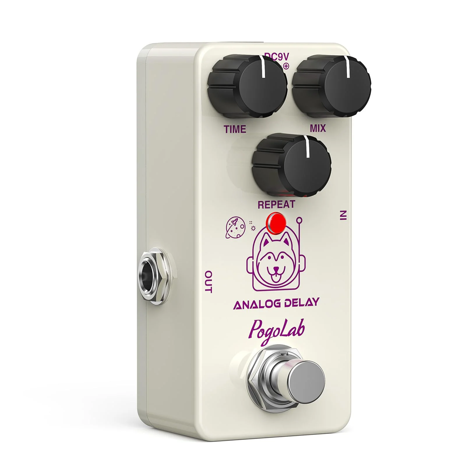 Delay Pedal, Delay Pedals for Electric Guitar, Analog Delay Guitar Pedal, DC 9V True Bypass, Mini Delay Pedal