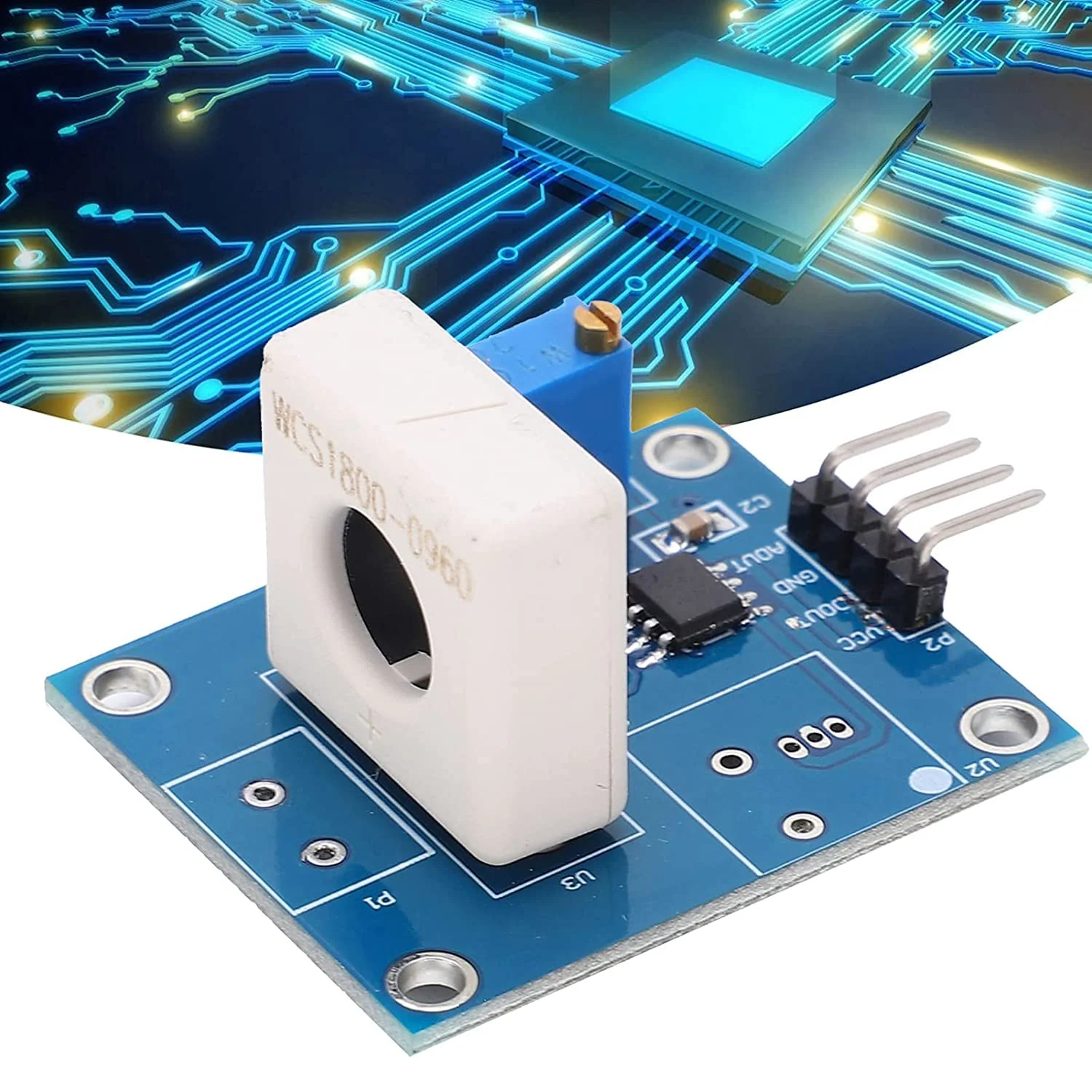 Deror Hall Current Sensor DC 5V Hall Current Detection Sensor Module 35A Short Circuit Overcurrent Protection Detector WCS1800 - Image 5