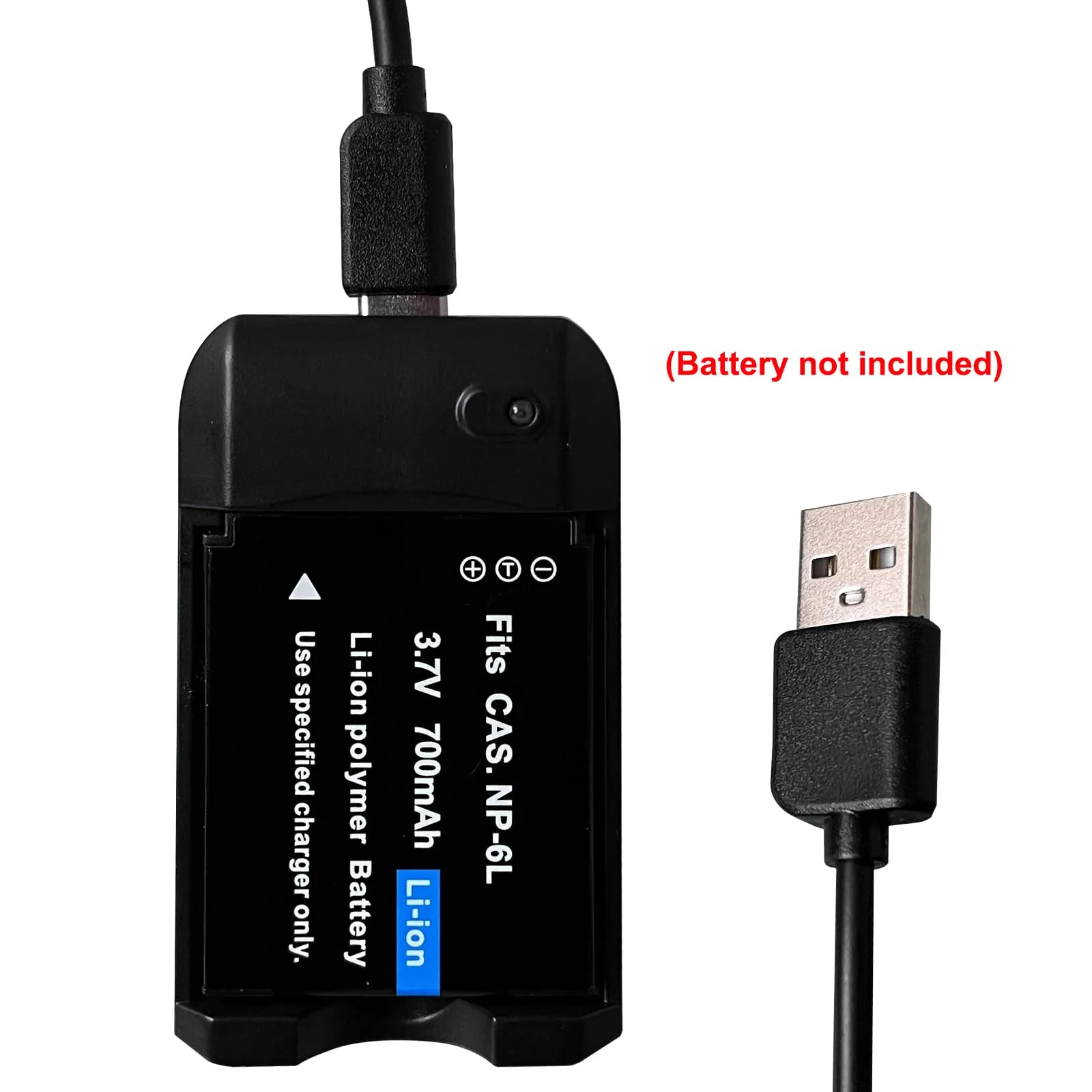 Digital Camera Battery Charger for 3.7V 700mAh NP-6L Rechargeable Lithium Battery (NP-6L Battery Charger) - Image 6