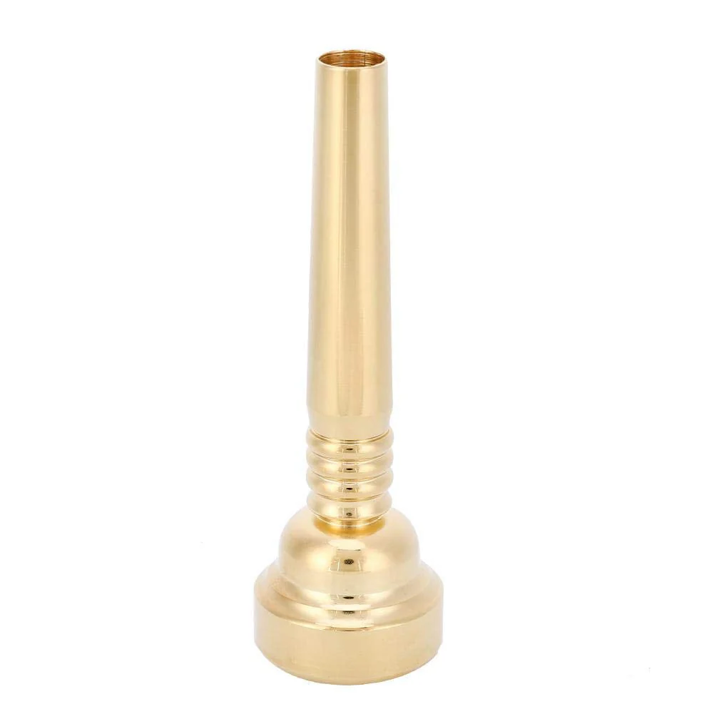 Dilwe Trumpet Mouthpiece 17C Gold Plated Wind Musical Instrument Accessory - Image 3
