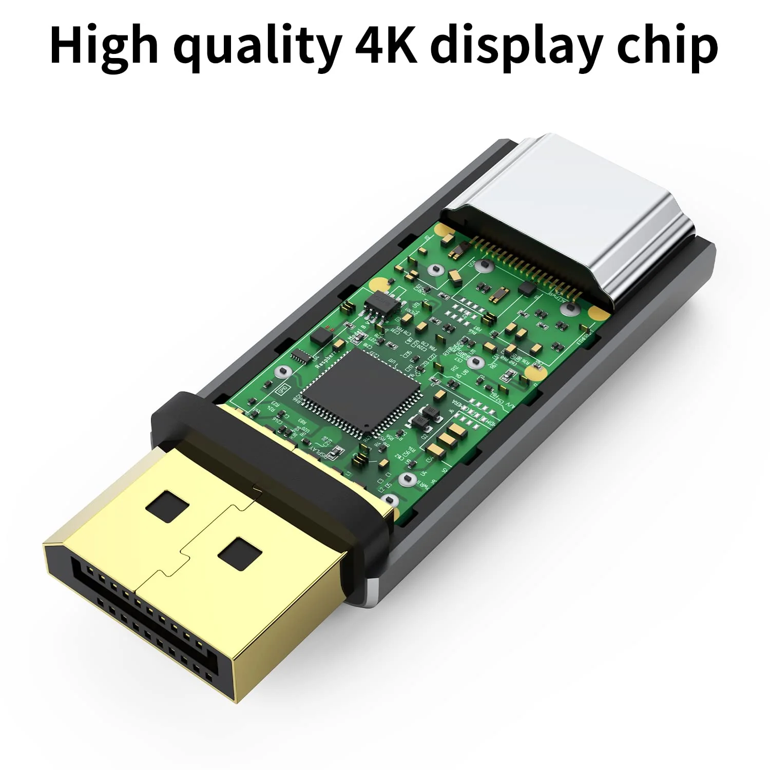 Displayport to HDMI Adapter (2Pack) 4K 24K Gold Plated Displayport DP to HDMI Female Converter,Uni-Directional Display Port to HDMI Converter Compatible for Lenovo, HP, Dell &More- Grey 2-Pack - Image 4