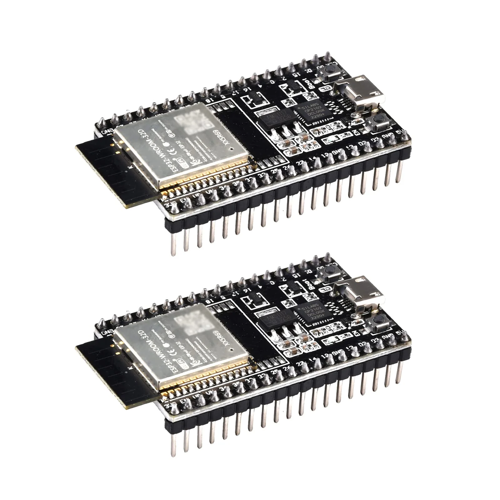 diymore 2 x for ESP32 DevKit V4 Development Card, NodeMCU WiFi WLAN CP2102 for ESP32 Bluetooth Module Microcontroller