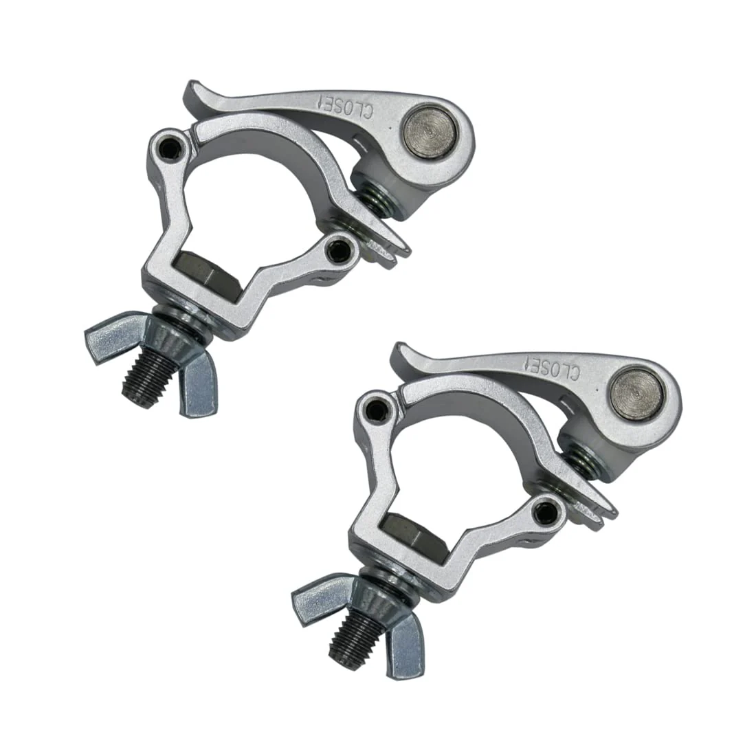 DJ Lighting truss Clamp 1.26-1.38 inch OD Pipe Truss F34 Quick Release Mount Heavy Duty 165 Lbs (2PCS)