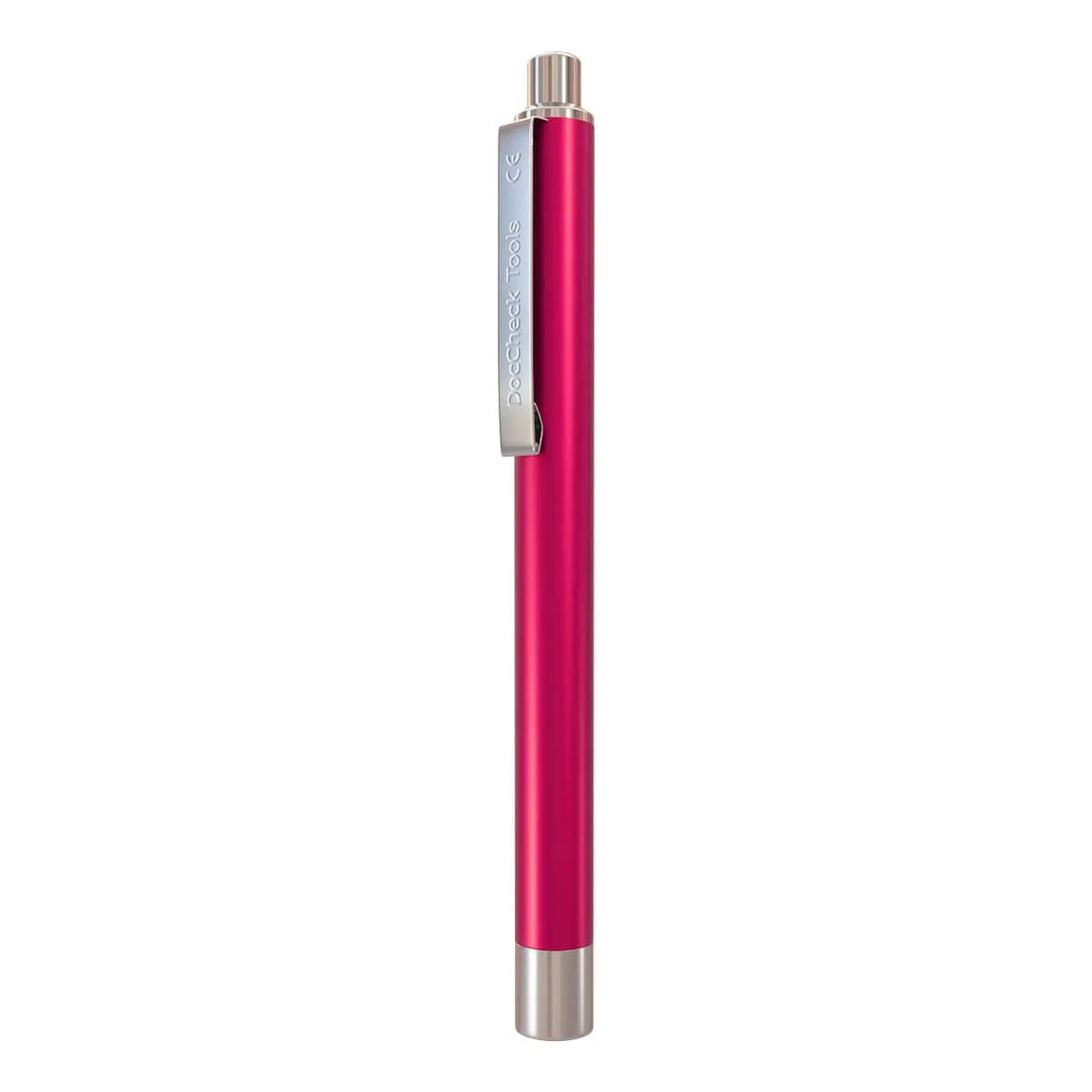 DocCheck Flashing LED Diagnostic Light - Bright LED, Various Colours, Robust Metal Housing, Clip for Firm Hold, Ideal for Doctors and Nurses (Ruby Red) ruby-red