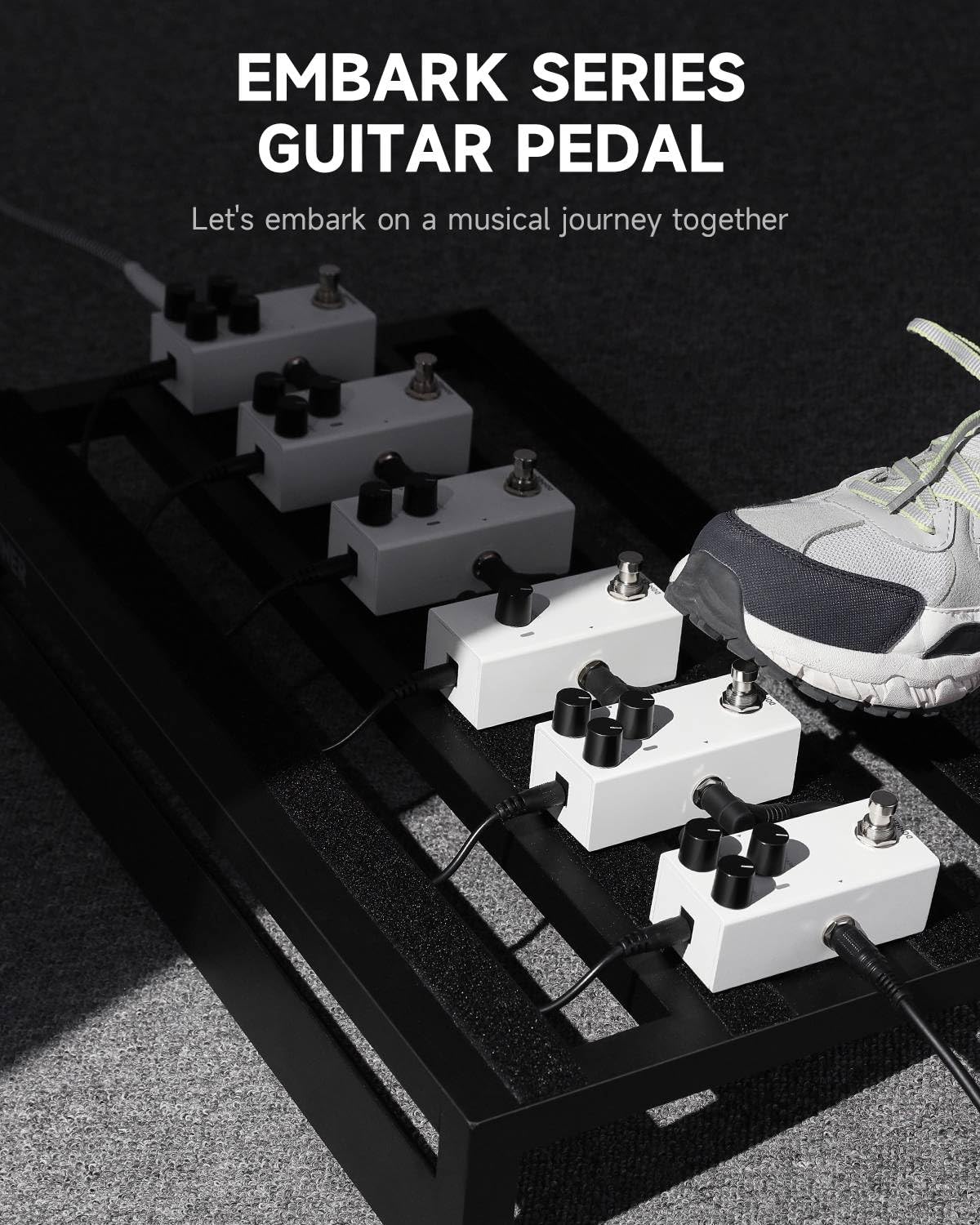 Donner EMBARK 01 ECHO Delay Guitar Pedal, DIY Shell, Electric Guitar, Analog Guitar Effect Pedal, true bypass - Image 7