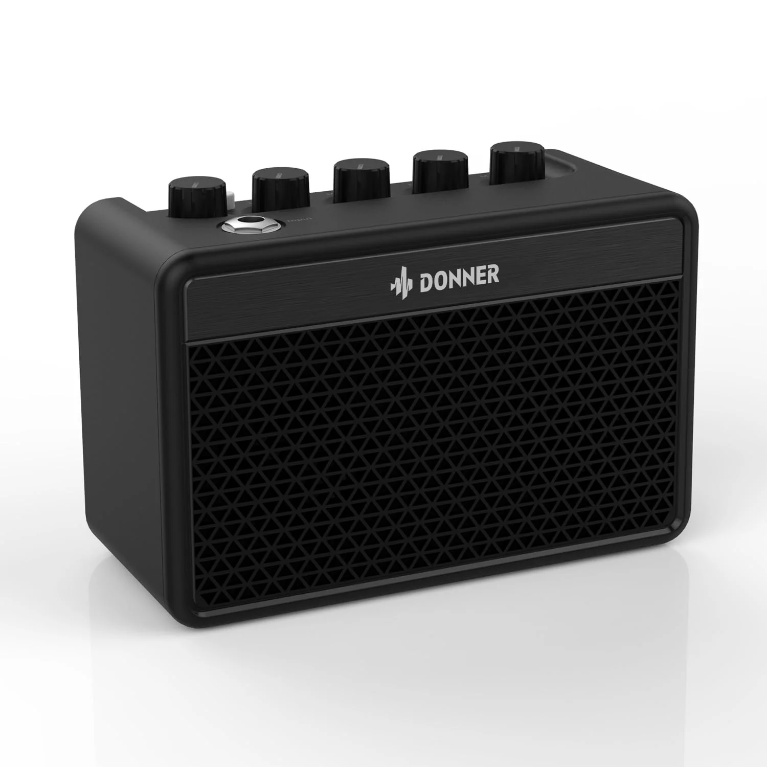 Donner Mini Guitar Amp Small Electric Amplifier 5W Portable, Practice Guitar Combo Amp DA-10 Black