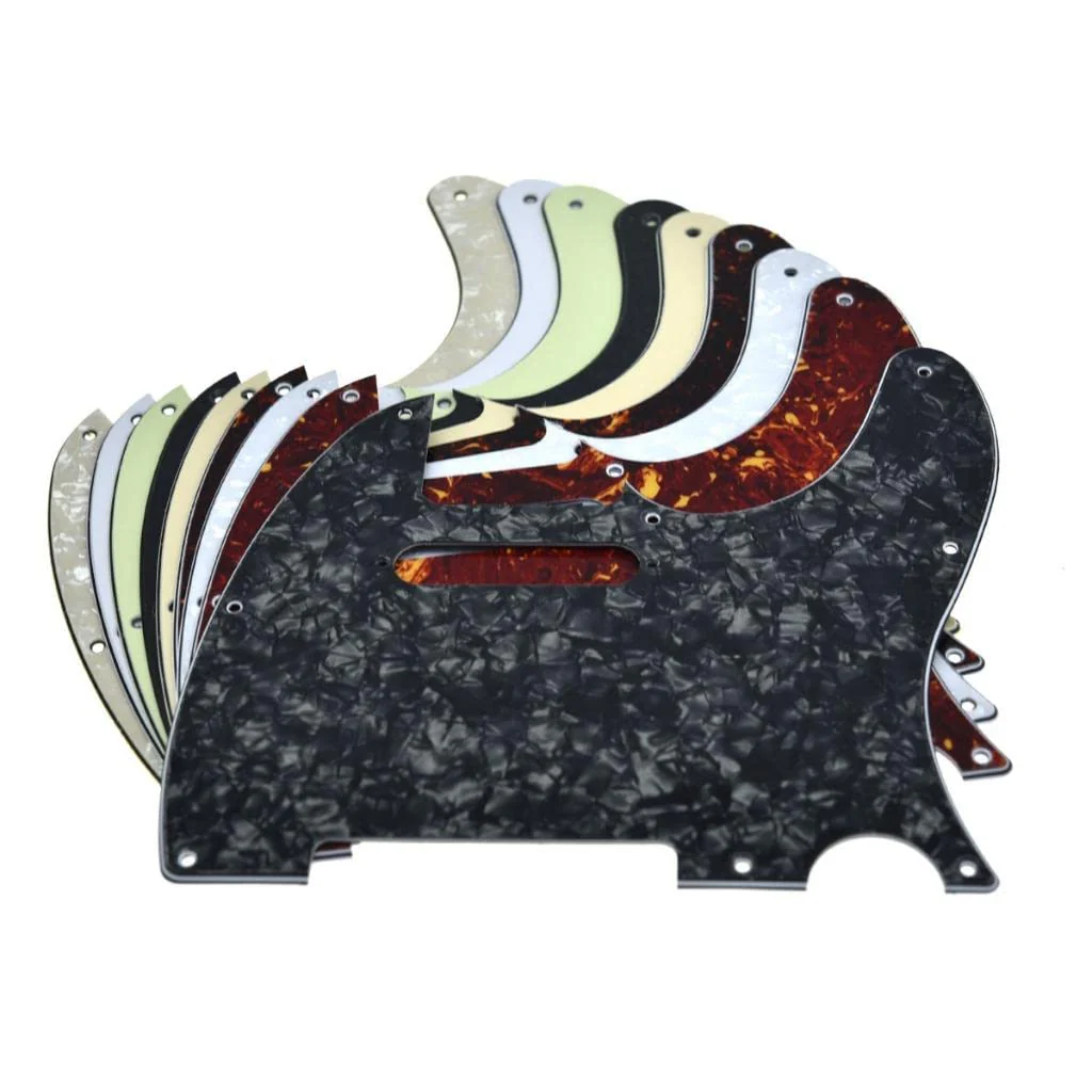Dopro 8 Hole Tele Style Guitar Pickguard TL Pick Guard with Pickup Mounting Screw Holes for Tele/Telecaster Vintage Tortoise With Neck Pickup Mounting Holes - Image 6