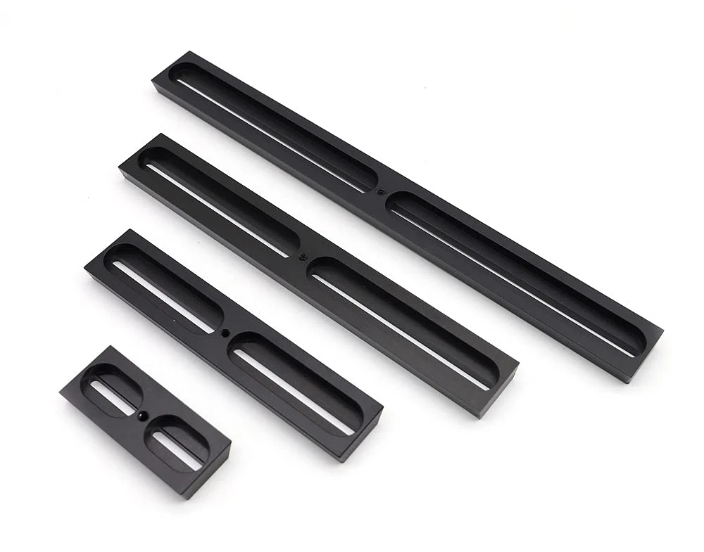 Dovetail Telescope Mounting Plate 10cm 21cm 30cm 40cm for Equatorial Tripod Long Version Binocular- 75° Black Plate Standard Size (30CM) - Image 2