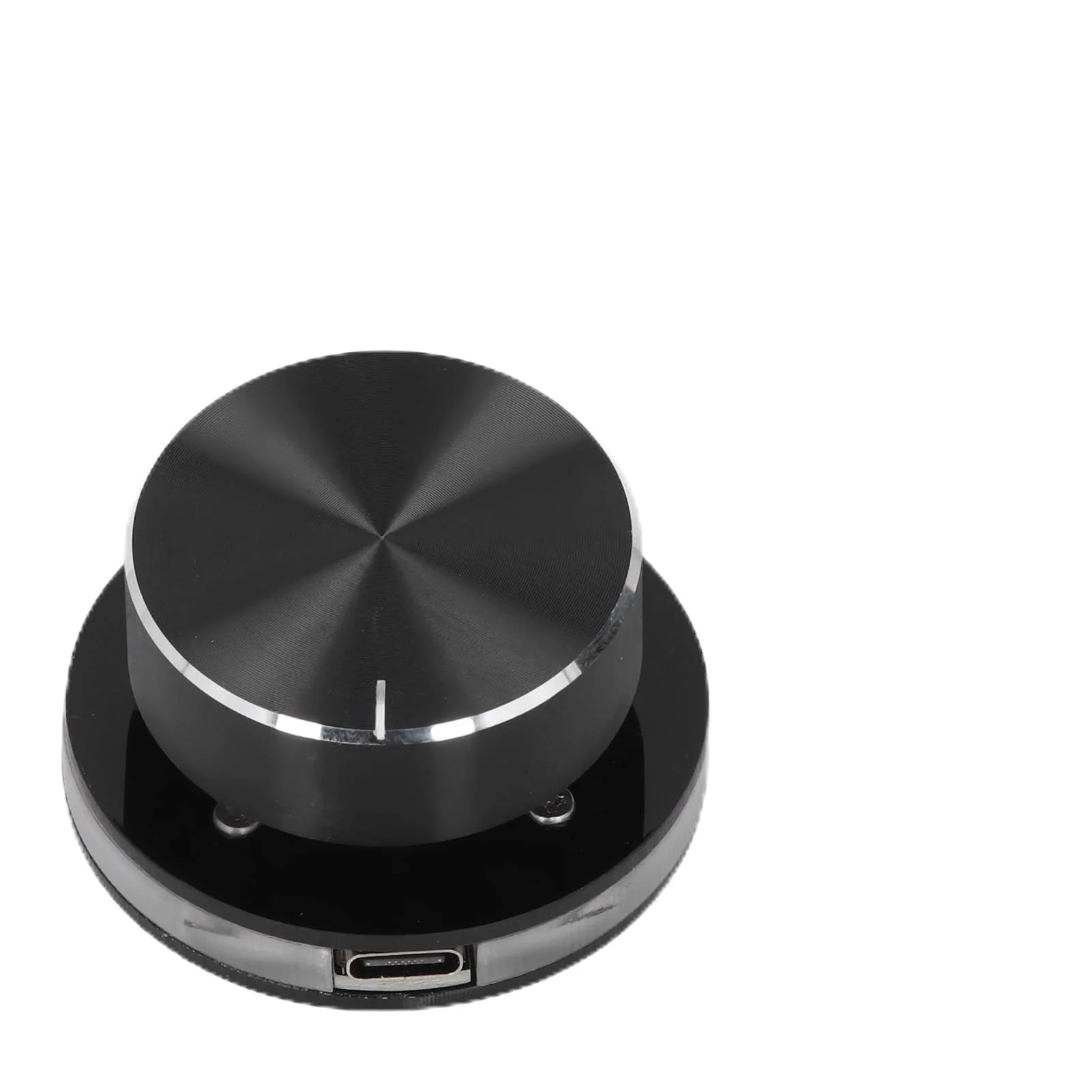 Dpofirs USB Volume Control, Multimedia Sound Controller Knob, with RGB Light, PC Volume Control Knob, with One Key Mute Function, Type C External Media Adjustment Controller