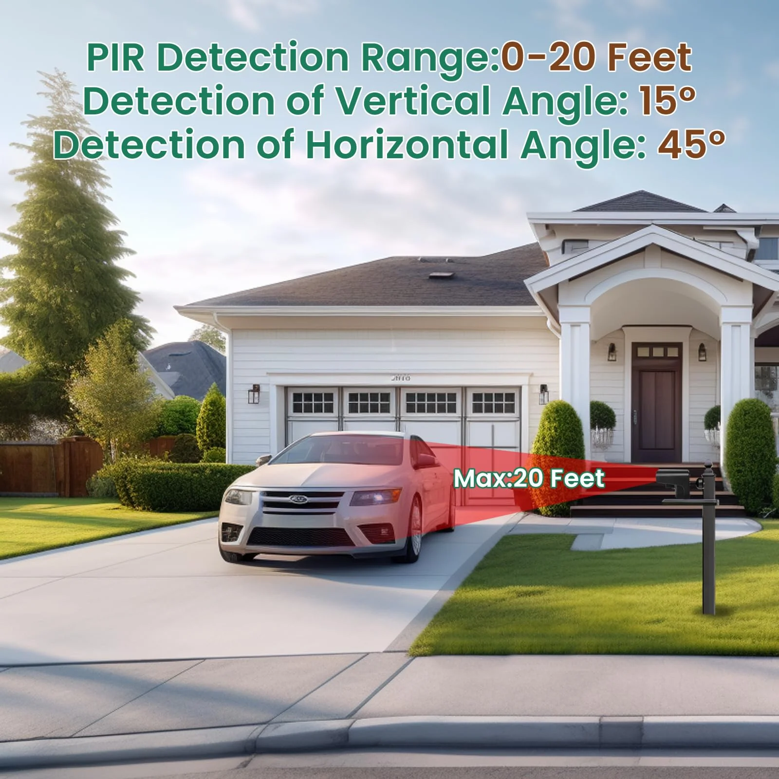 Driveway Alarm, BITIWEND Driveway Alarms Wireless Outside Weatherproof Motion Sensor&Detector, 600 FT Long Range Security Alert System-Monitor&Protect Outdoor/Indoor Property - 1 Receiver & 2 Sensors - Image 5