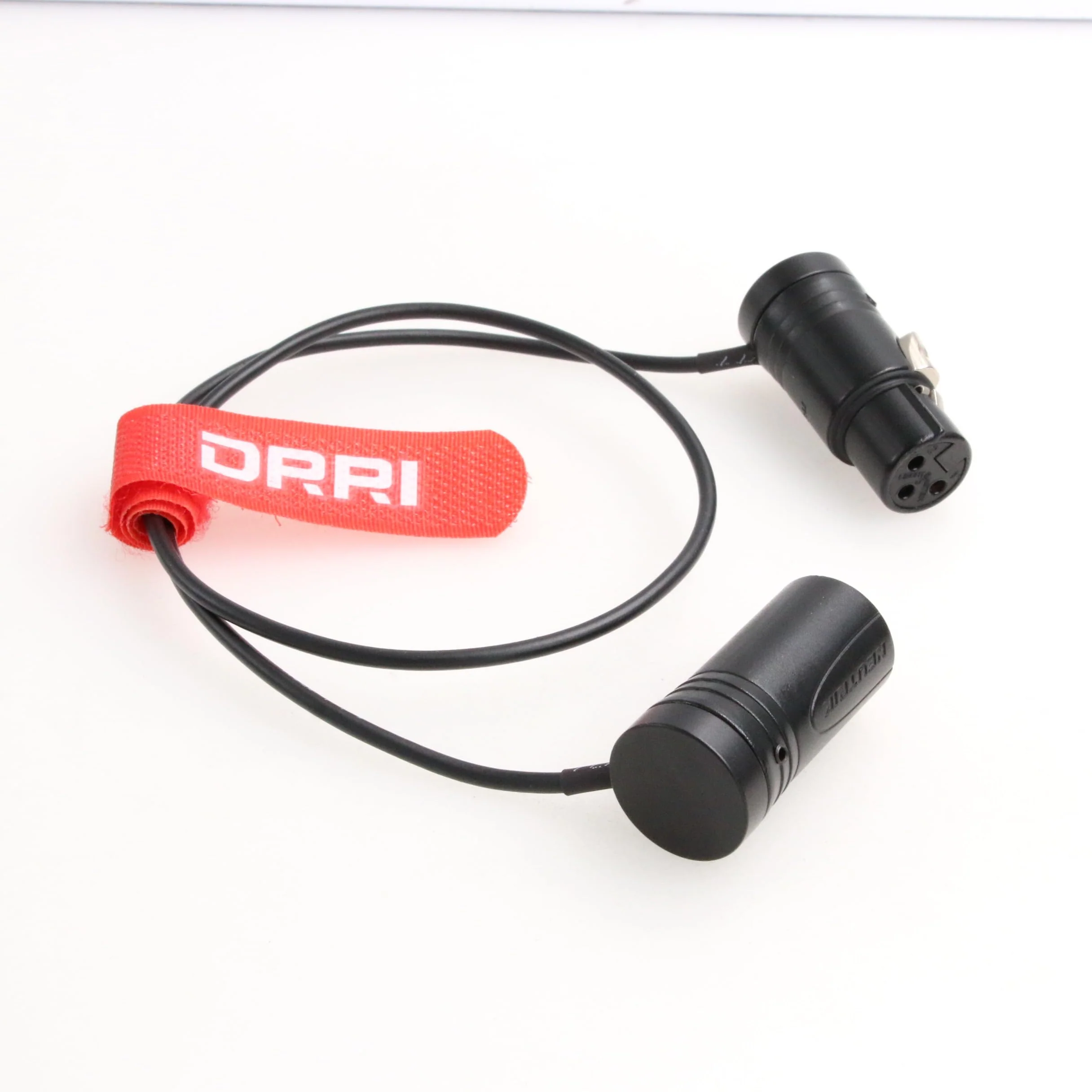 DRRI Low-Profile NEUTRIK XLR 3Pin Female to Male Audio Cable for Sound Devices 302 552 633 688 788T|Zaxcom Device|Sennheiser MKE 600 Black - Image 3