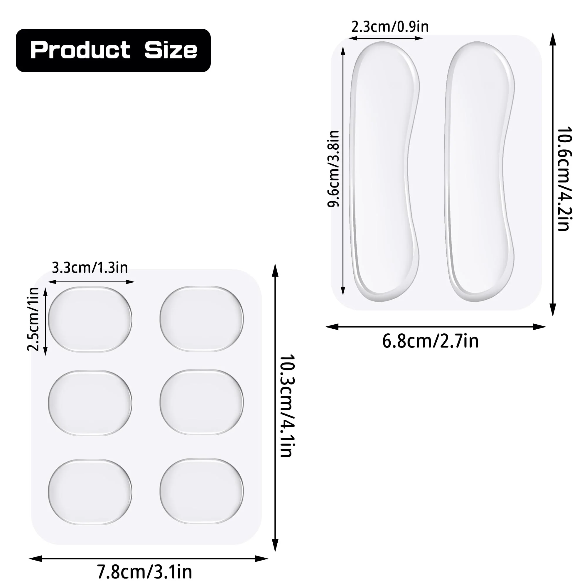 Drum Damper Gel Pads, 24pcs Round and 2pcs Transparent Silicone Drum Mufflers Strong Adhesive Drum Mute Pads Soft Drum Dampening Gel Pads for Snare, Drum Cymbal Tone Control Overtone Resonance - Image 7