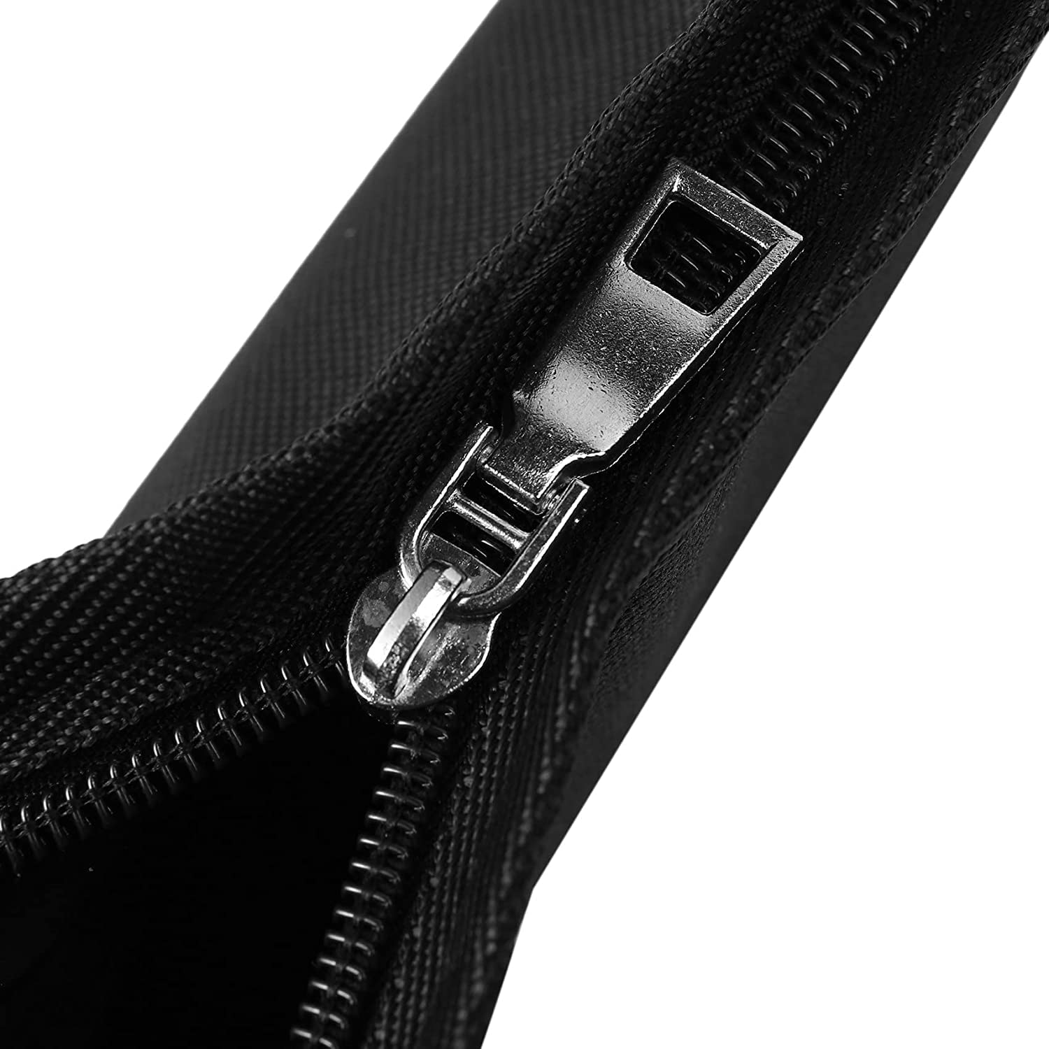 Drum Stick Bag case Percussion Drum Mallet Bag with an External Pocket and Floor Tom Hooks Holds 10-12 Pairs Drum Sticks Mallets Brushes Black - Image 6