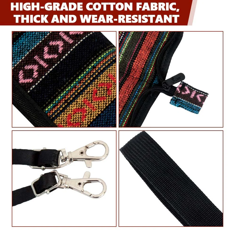 Drum Stick Bag, Portable Drum Stick Case Hanging Bag Drumstick Bag with Handle Drum Stick Bag Drum Stick Bag Holder - Image 4