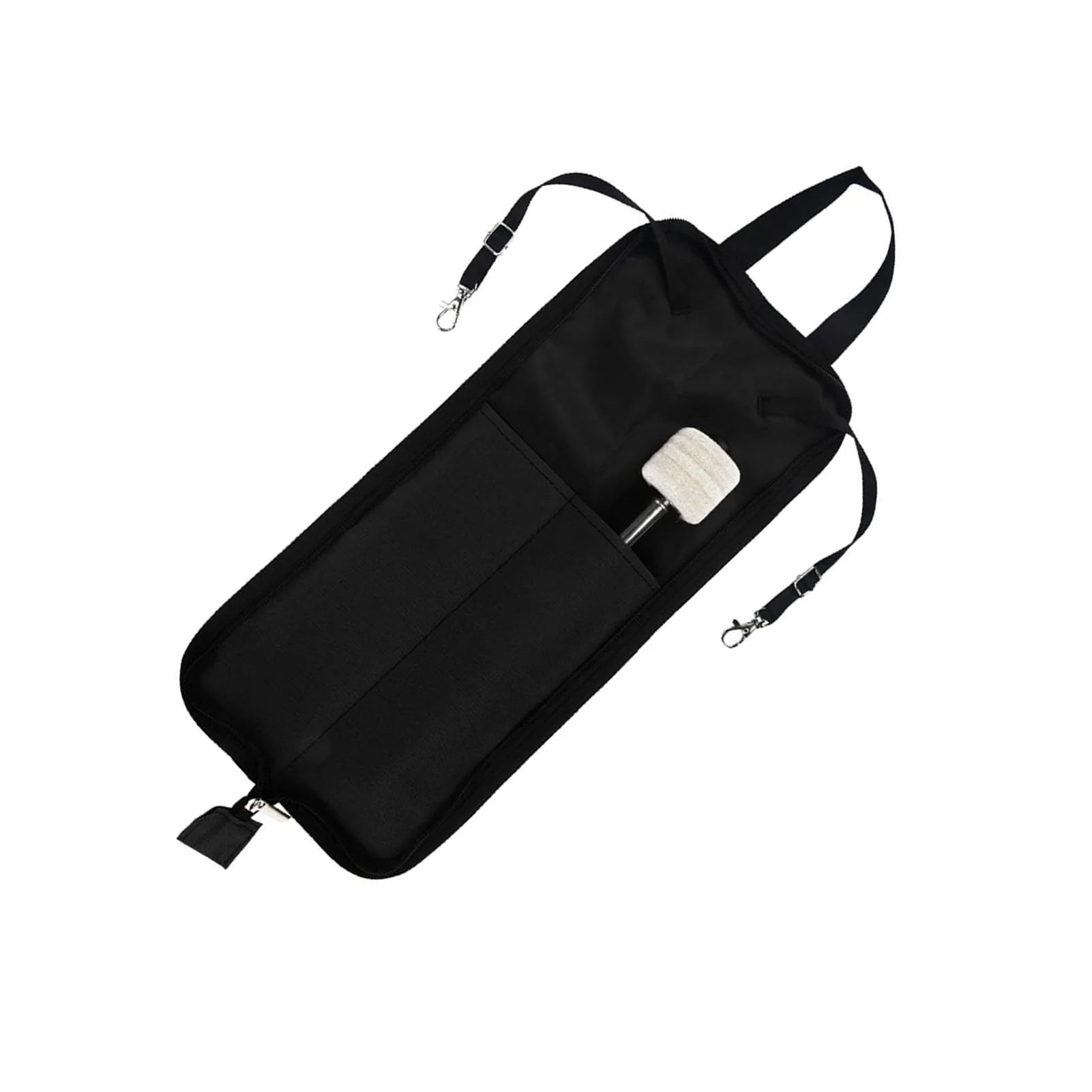 Drum Stick Case, Drum Stick Bag, Drumsticks Bag Drum Accessories, Drum Stick Holder for Mallets for Storage Hanging Bag Drumstick Portable(red) Black