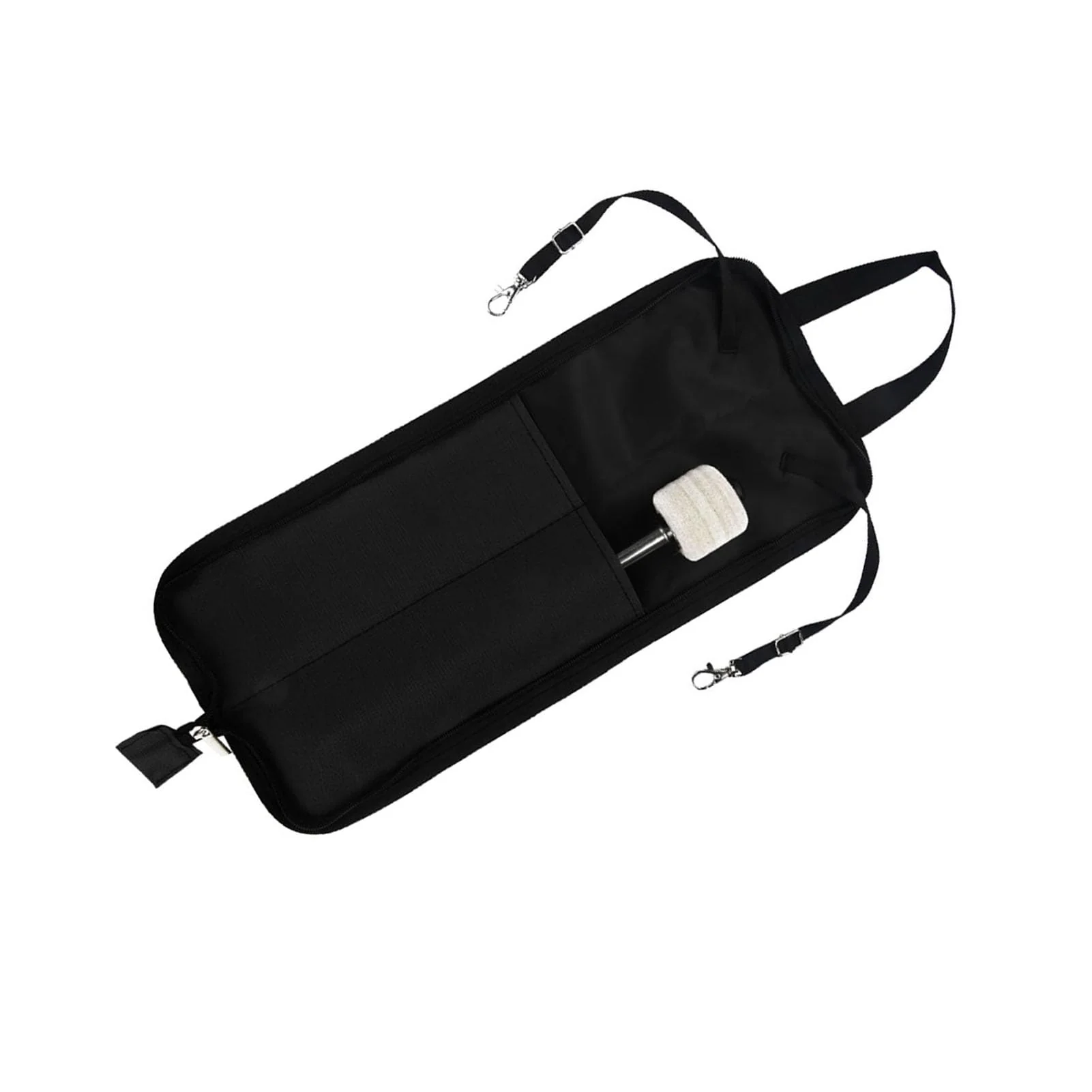 Drum Stick Case, Drum Stick Bag, Drumsticks Bag Drum Accessories, Drum Stick Holder for Mallets for Storage Hanging Bag Drumstick Portable(red) Black - Image 8