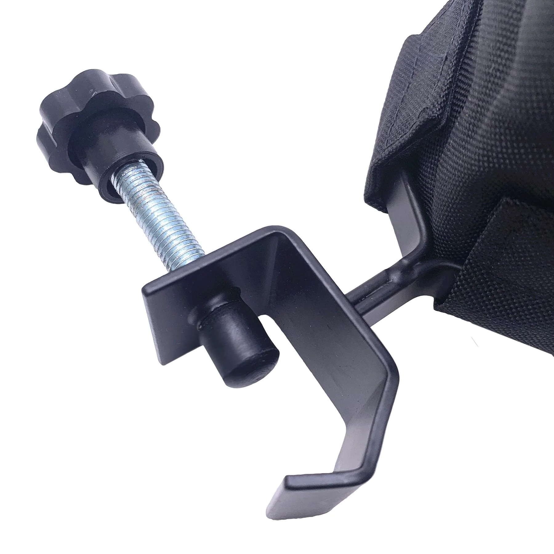 Drum Sticks Holder Clamp-On Drumstick Container Bag 9" x 4" with Aluminum Clamp for Drumsticks Mallets Brushes Up to 10 Pairs Drum Set Accessories Black - Image 3