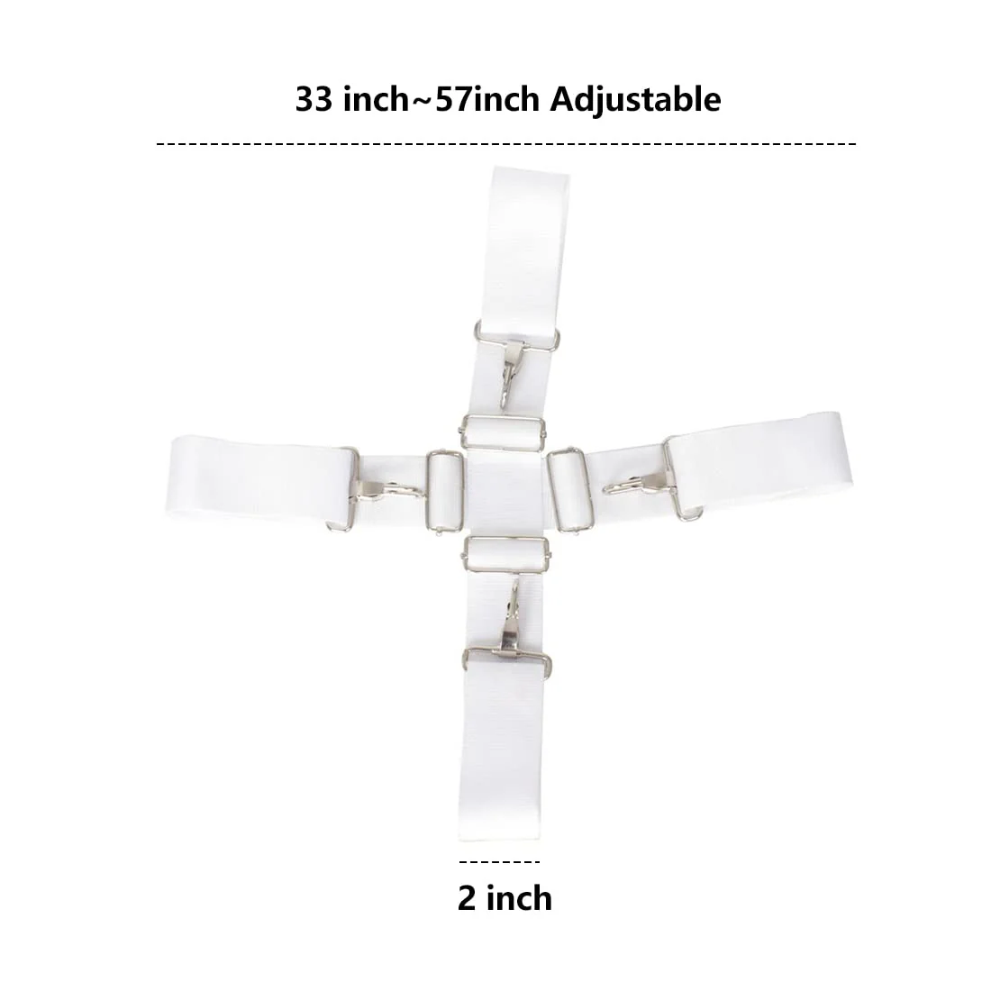 Drum Strap Snare Drum Adjustable Nylon Double Shoulder Strap Cross Sling Holder (2 Pcs) 2 Pcs - Image 7