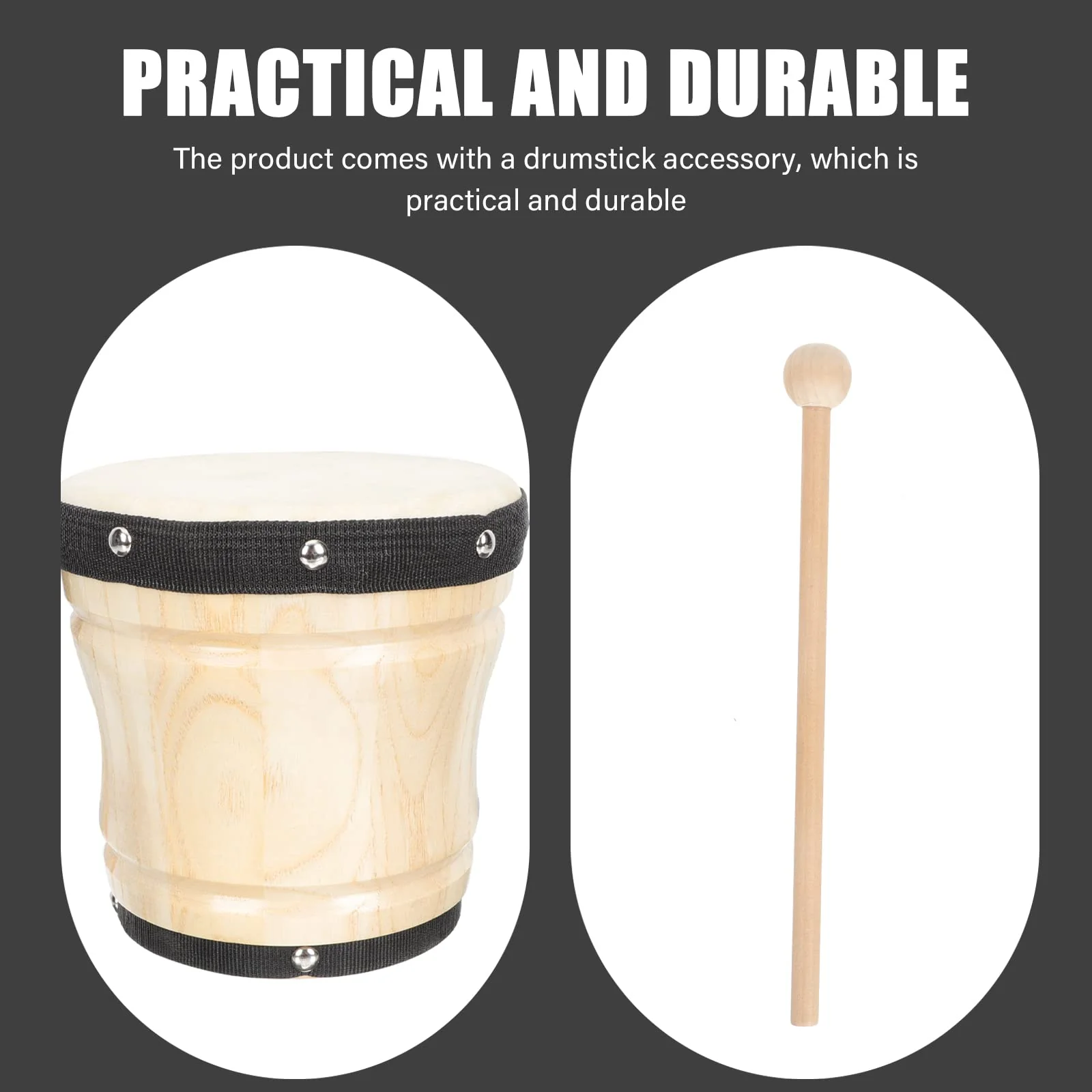 Drums Drums Drums Baby Bongos Congas 1 Set Drum Professional Sheepskin Drum Percussion Instrument Kids Drums Bongos Conga Drum Conga Drum Drum Kit - Image 8