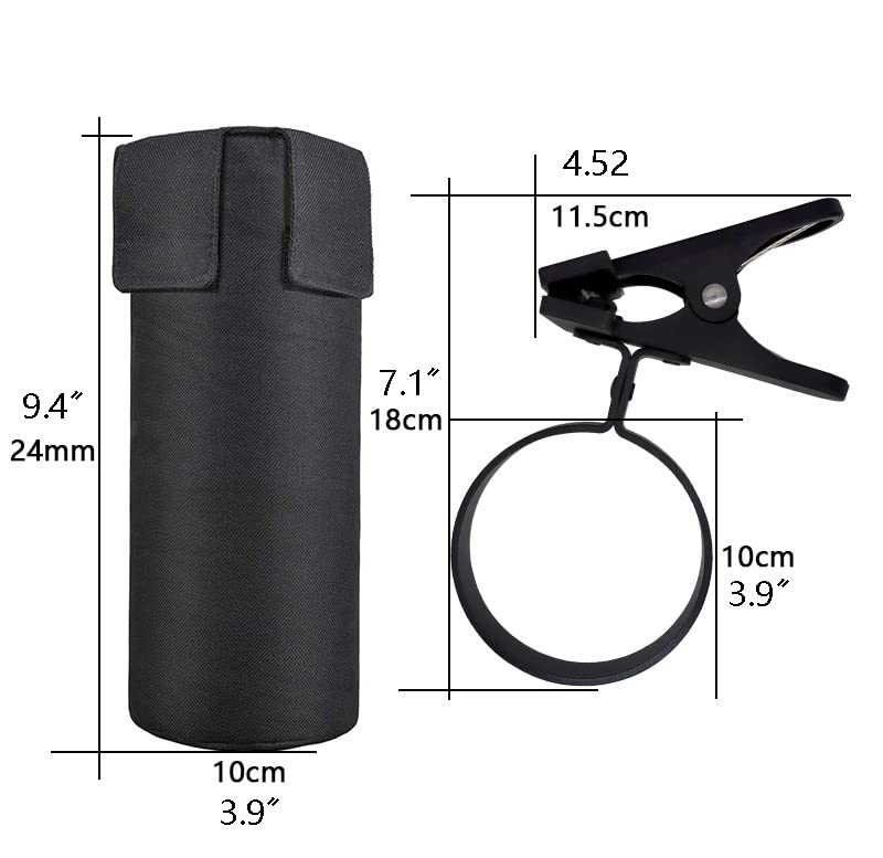 Drumstick Holder Large Capacity Oxford Cloth Drumstick Bag Quick Release Fixing Clip - Image 7