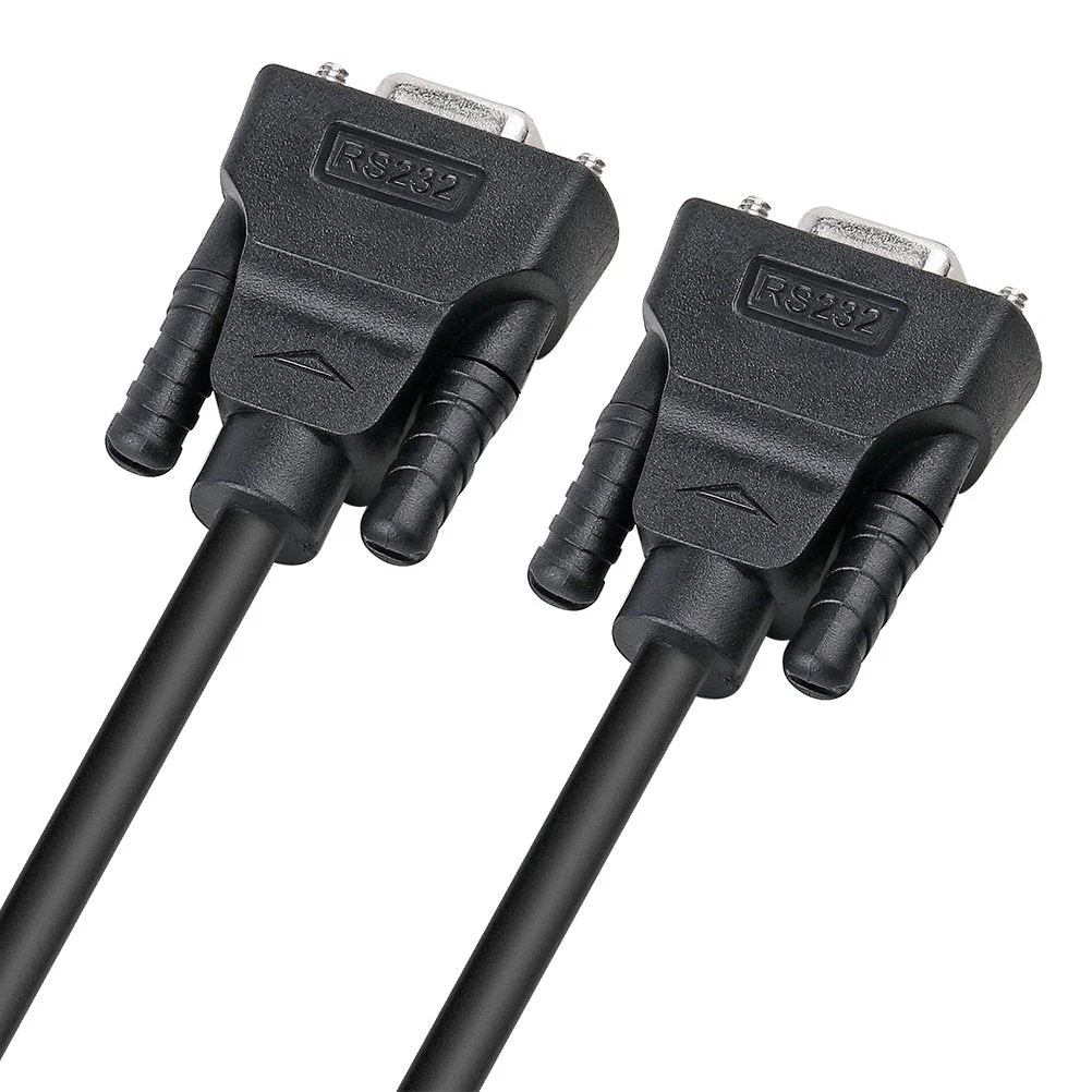 DTech 10 ft DB9 Serial Cable Female to Female 9 Pin Straight Through (Black, 3 Meters) 10ft - Image 5