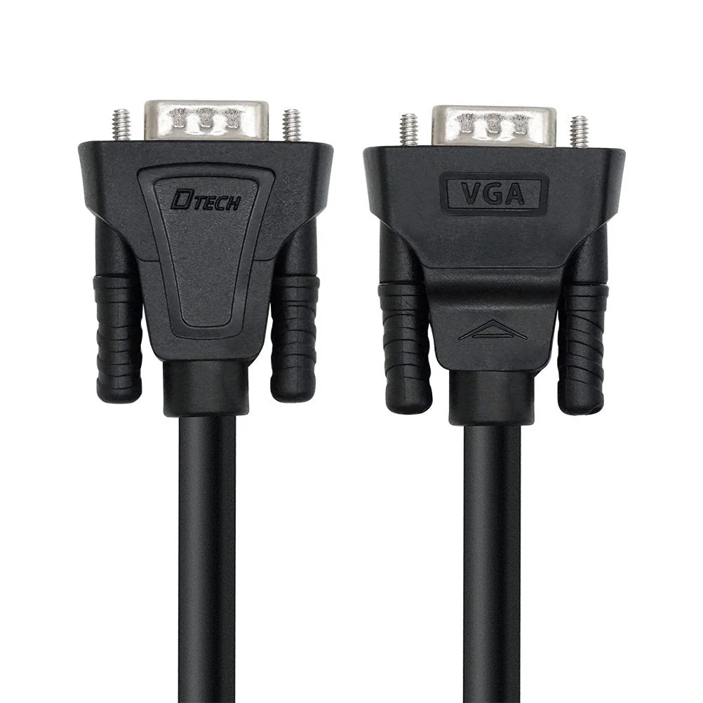 DTech 3 Feet SVGA VGA Computer Monitor Cable Male to Male Supports 1080p High Resolution (1 Meter, Black) 3ft - Image 5