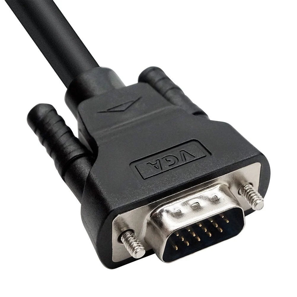 DTech VGA Male to Male Cable 10 Feet Long PC Computer Monitor Cord 1080p High Resolution (3 Meter, Black) 10ft - Image 3
