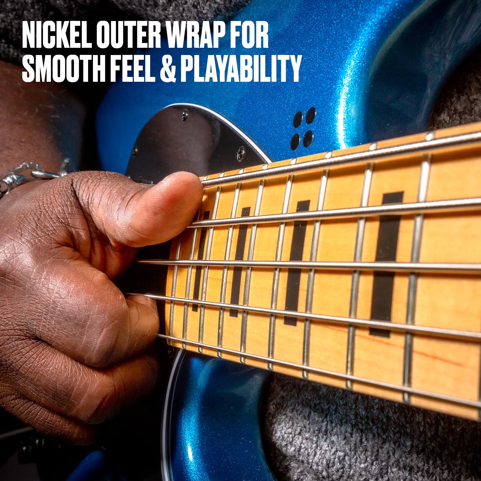 DUAL DYNAMIC LAYERED TWIN ALLOY HYBRID WOUND NICKEL BASS STRINGS 45-105 4 STRING 45-105 GAUGE - Image 3