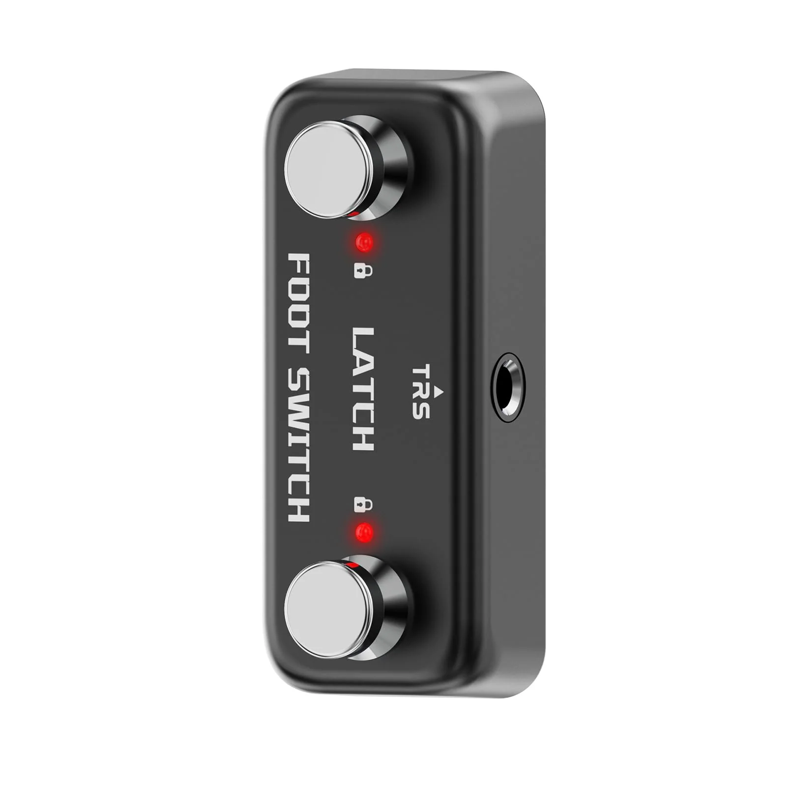 Dual Footswitch Latch Pedal 2-Way Pedal Foot Switch Controller Ampero Switch 6.35 mm, Latch Tap Switch For Guitar Effect Pedal Black - Image 6