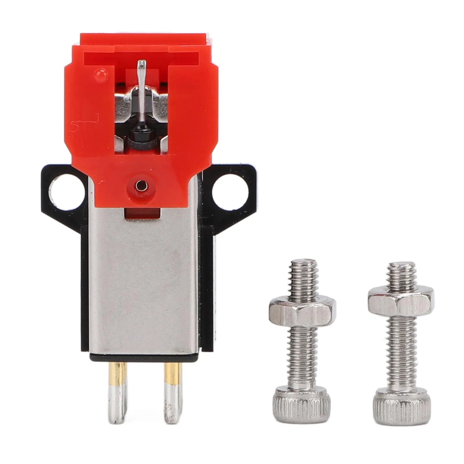 Dual Magnet Cartridge,Dual Moving Magnet Phono Cartridge AT91R with Aluminum Cantilever, Double V Magnet Design, 20-20000Hz Frequency Range