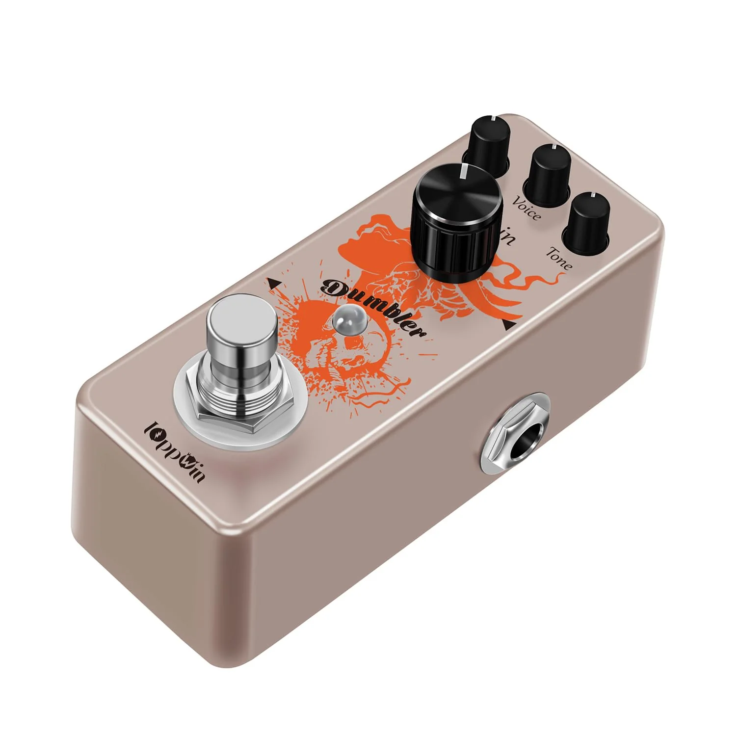 Dumbler OD Dumble Overdrive Pedal - Vintage Amp Simulator, Classic Overdrive Tone, True Bypass, Mini Metal Enclosure (DC 9V)