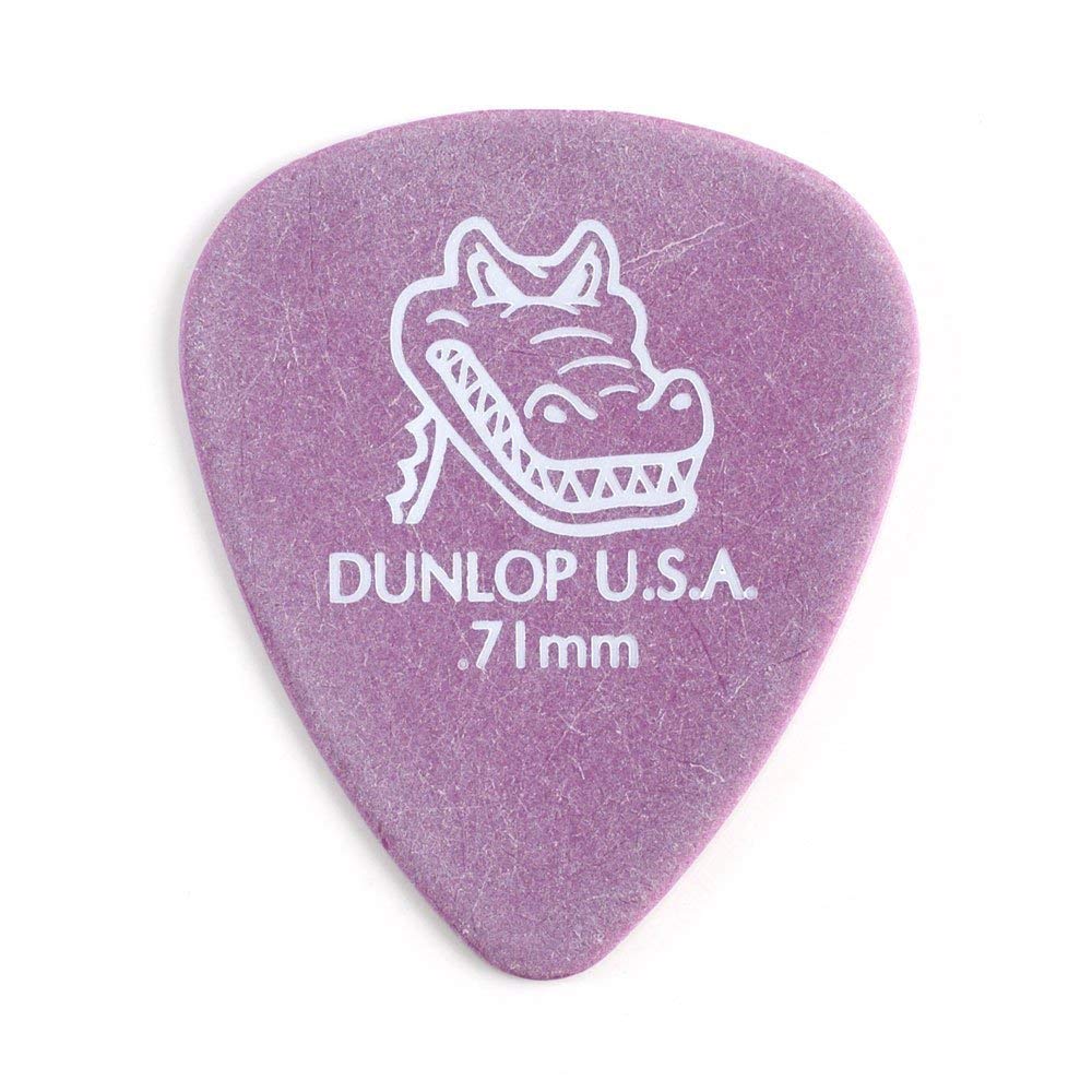 Dunlop Gator Grip, Purple, .71mm, 72/Bag 72 Pack