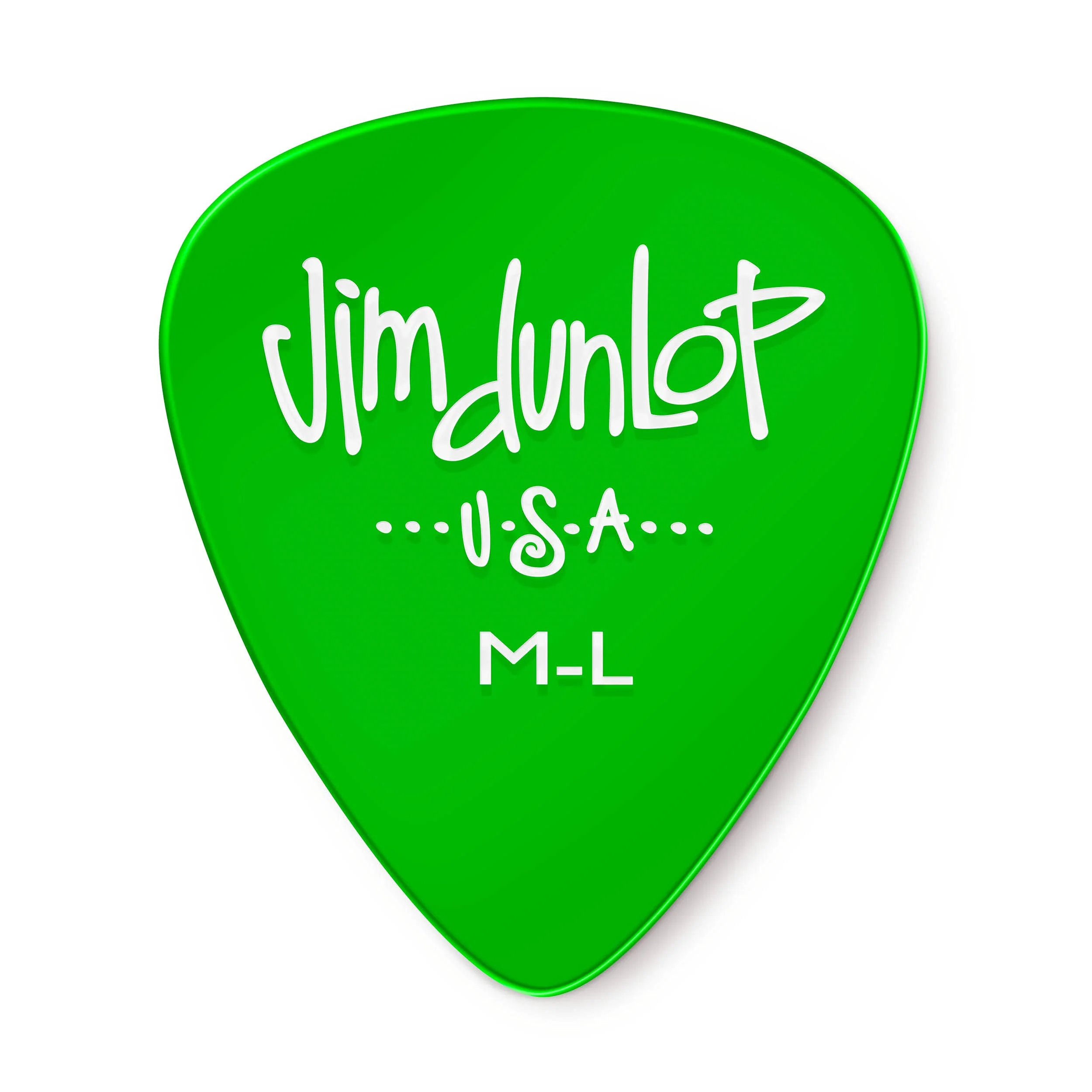 Dunlop Gels Guitar Picks (24486224033) 72 Pack Medium-Light Green