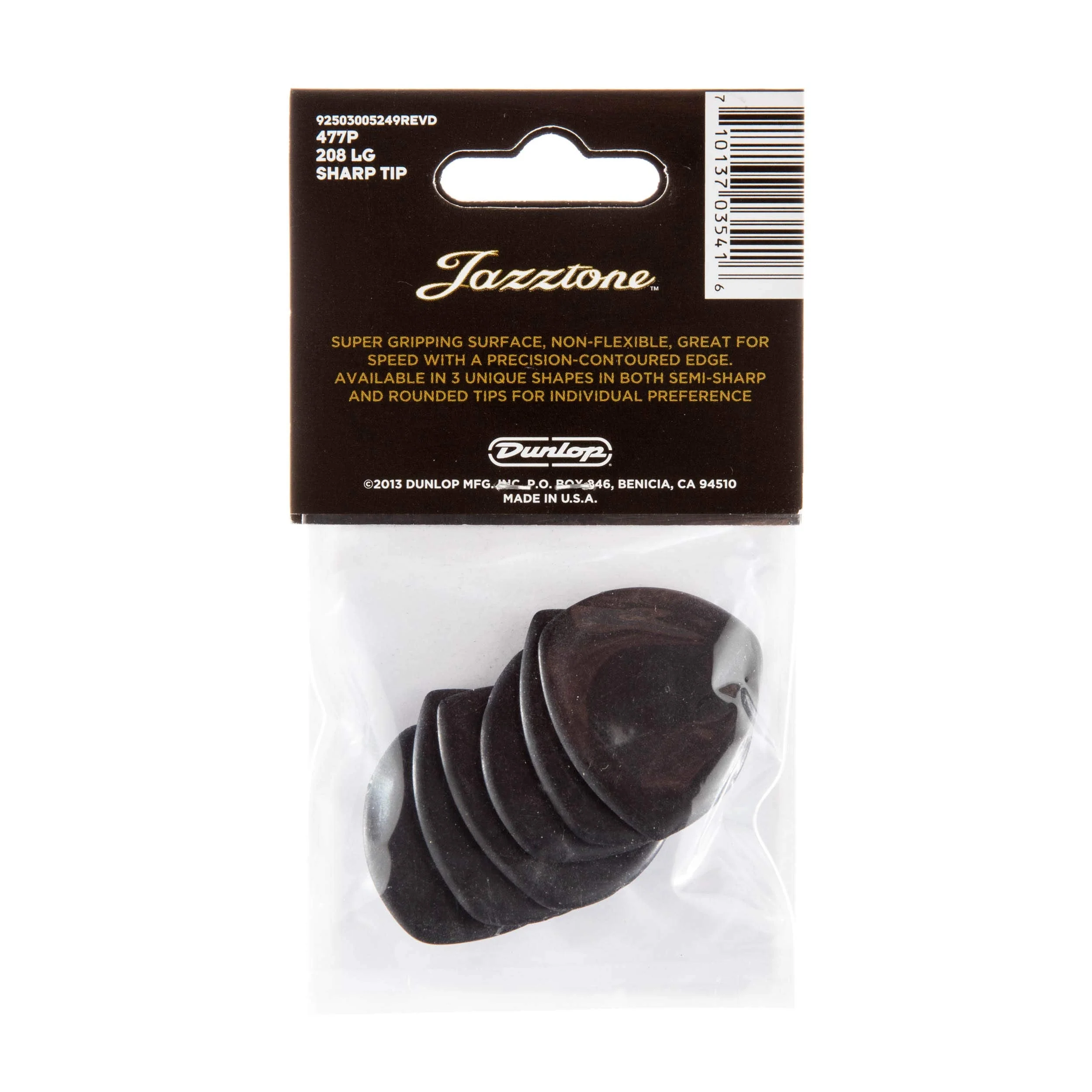 Dunlop Guitar Picks (24477208006) Large Pointed Tip 6 Pack JD Jazztones - Image 5