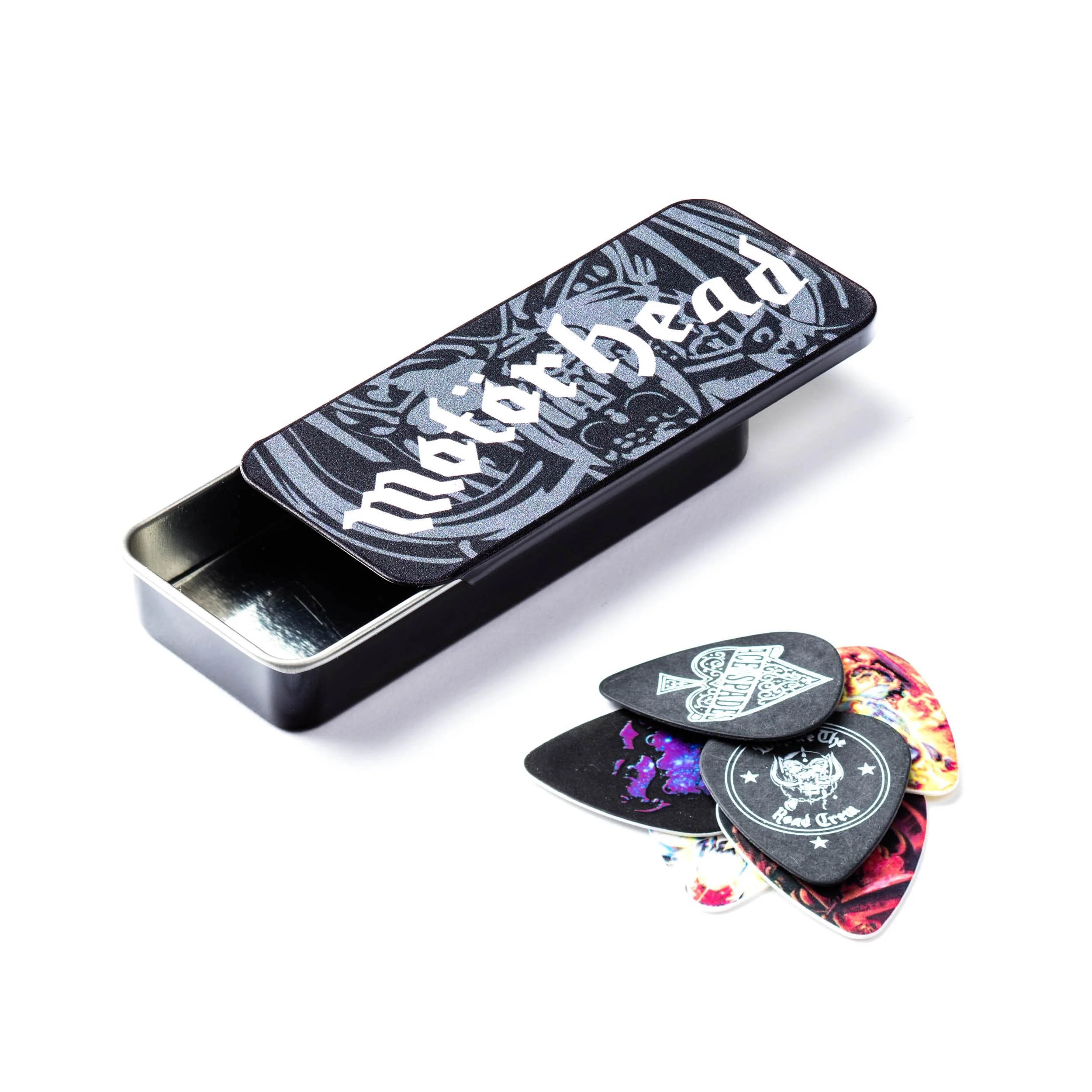Dunlop MHPT03 Motorhead Album Art Pick Tin, Assorted, .73mm, 6 Picks/Tin Album Art (.73mm)