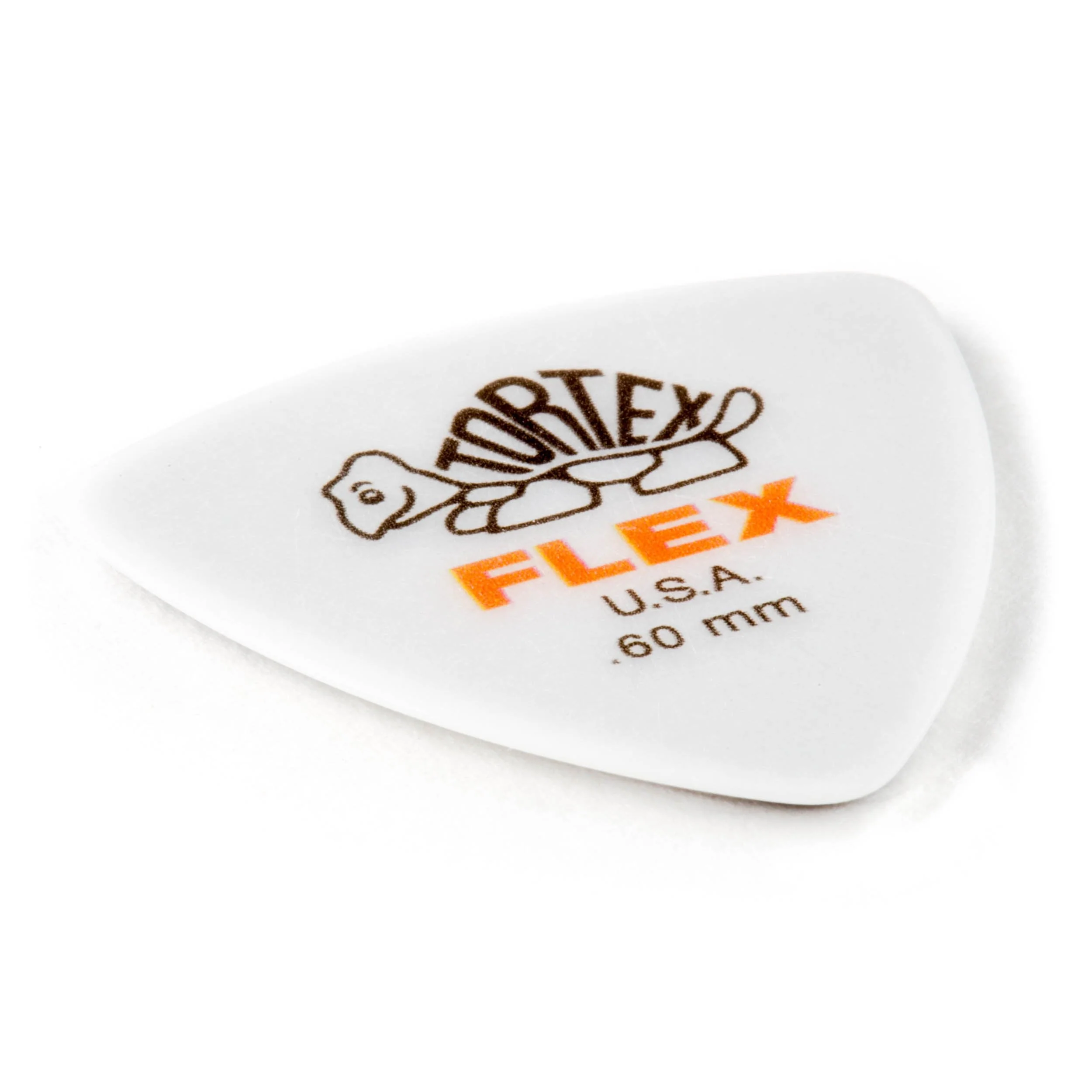 Dunlop Tortex Flex Triangle .60mm Orange Guitar Pick, 6 Pack 0.60mm - Image 2