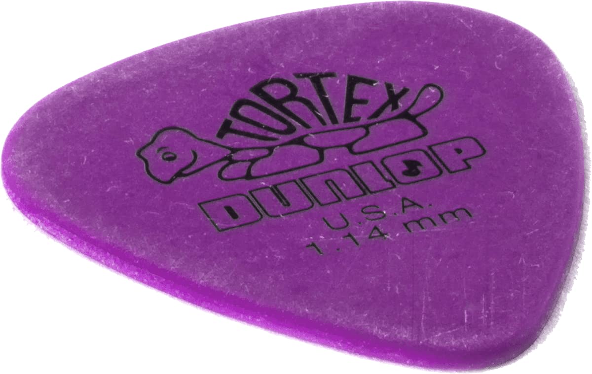 Dunlop Tortex Standard 1.14mm Purple Guitar Pick, 12 Pack - Image 4