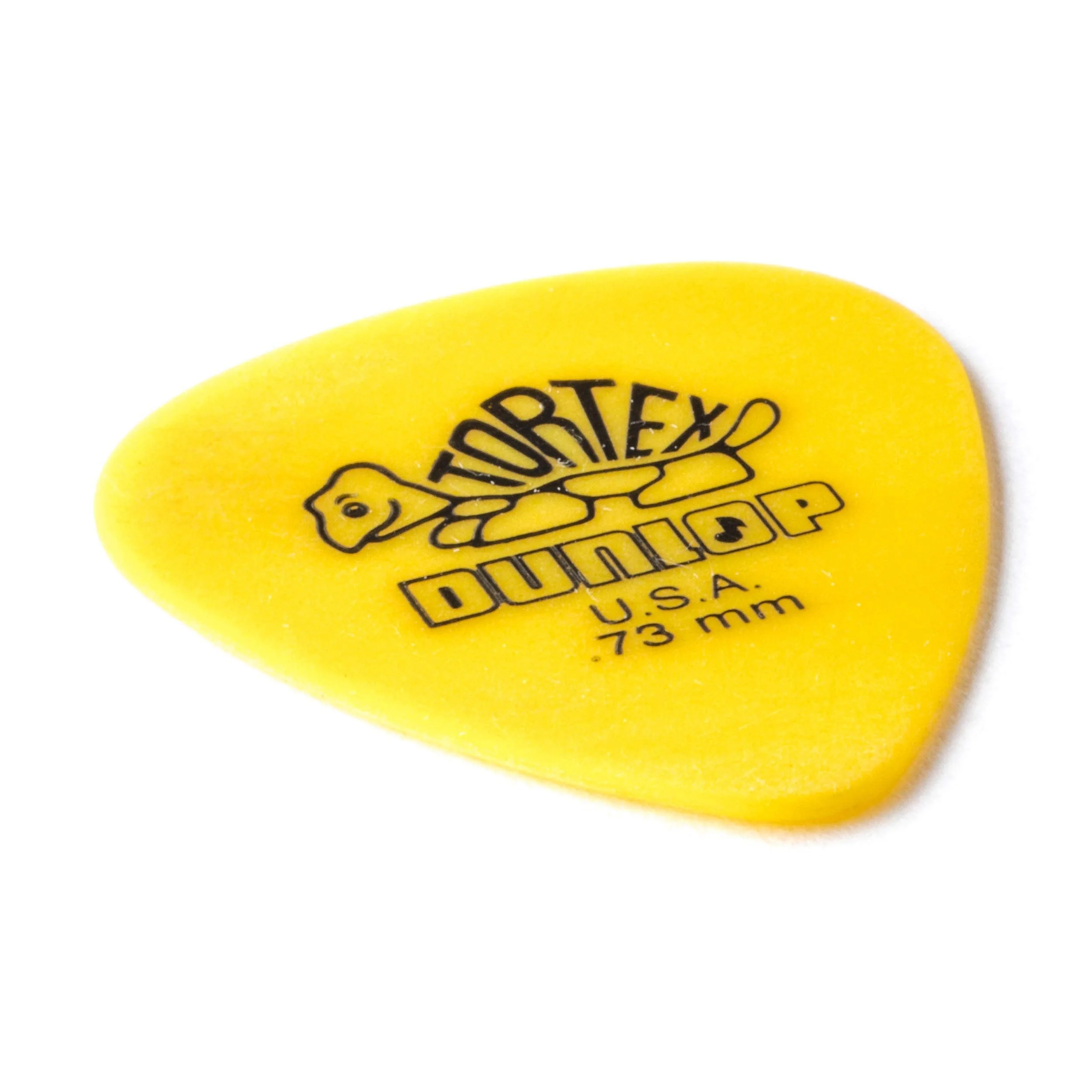 Dunlop Tortex Standard .73mm Yellow Guitar Pick, 12 Pack - Image 3