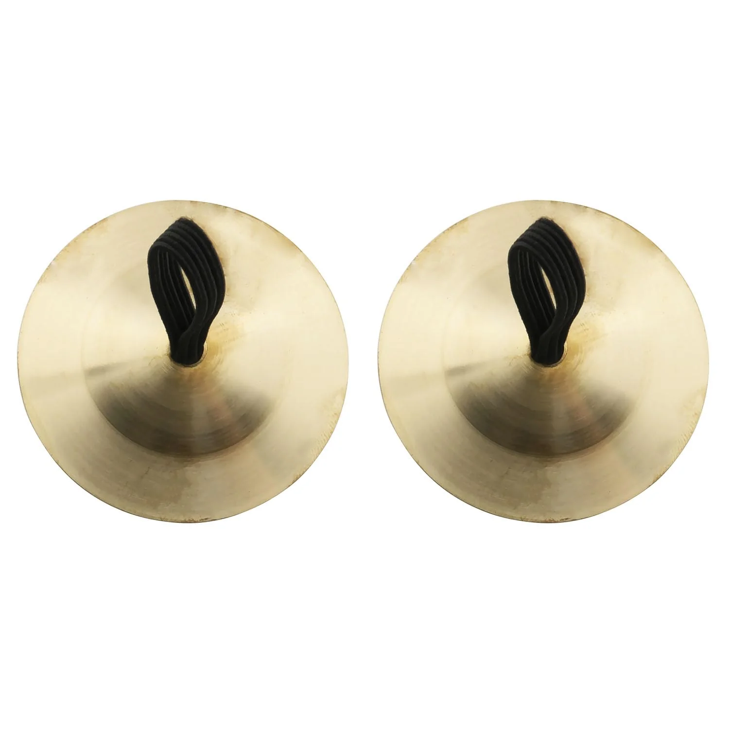 E-outstanding 2PCS 5.2cm Belly Dancing Finger Cymbals Brass Finger Dance Zills Musical Instrument for Dancer Party Single Hand Operation