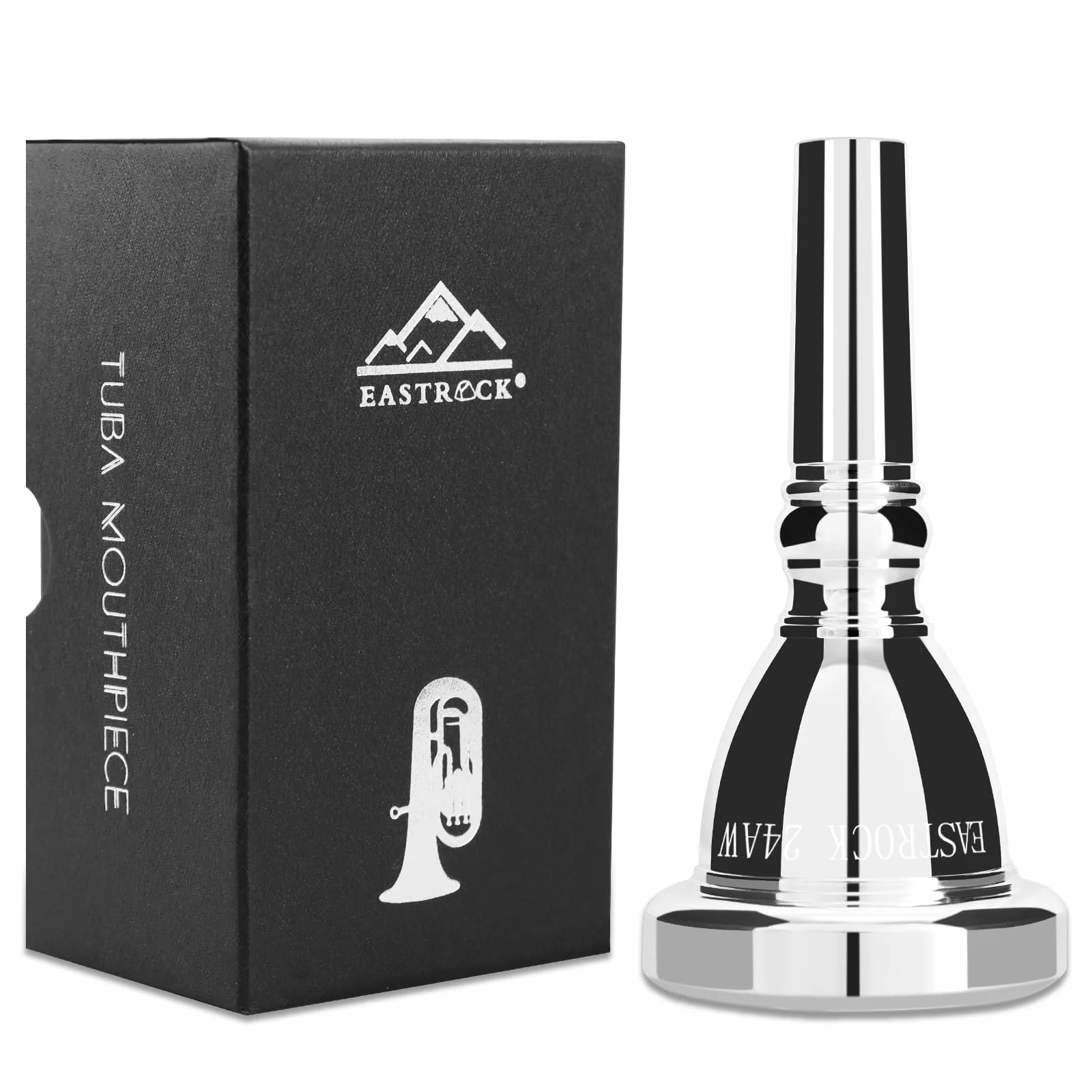 Eastrock Tuba Mouthpiece,Music Mouthpiece,Tuba Player Replacement Tuba Parts,Tuba Mouthpiece Accessories
